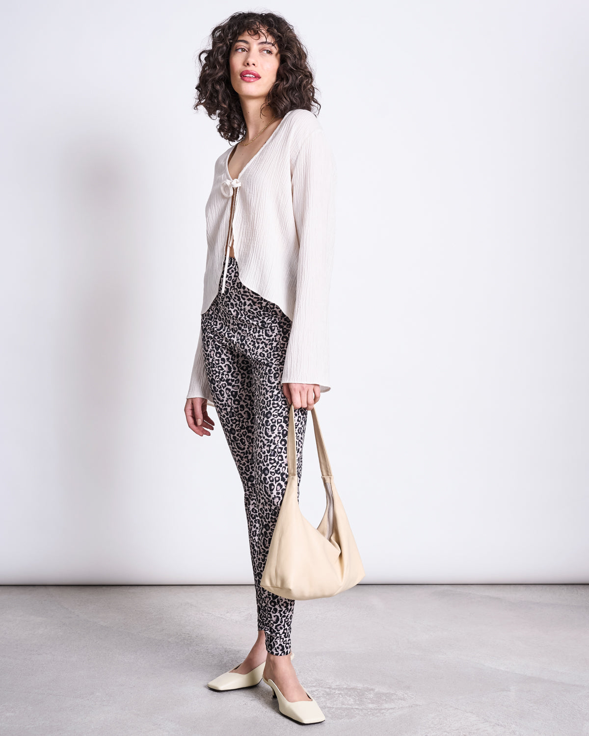 JAN 'N JUNE womens vegan Leggings Leo Print
