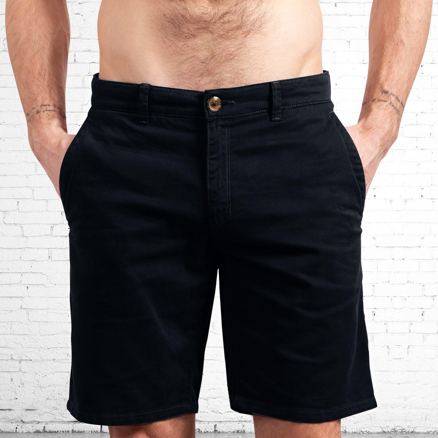 The Driftwood Tales men vegan Shorts Chino Black