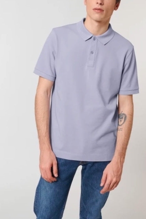 TORLAND men vegan Polo Shirt Prepster Lavender