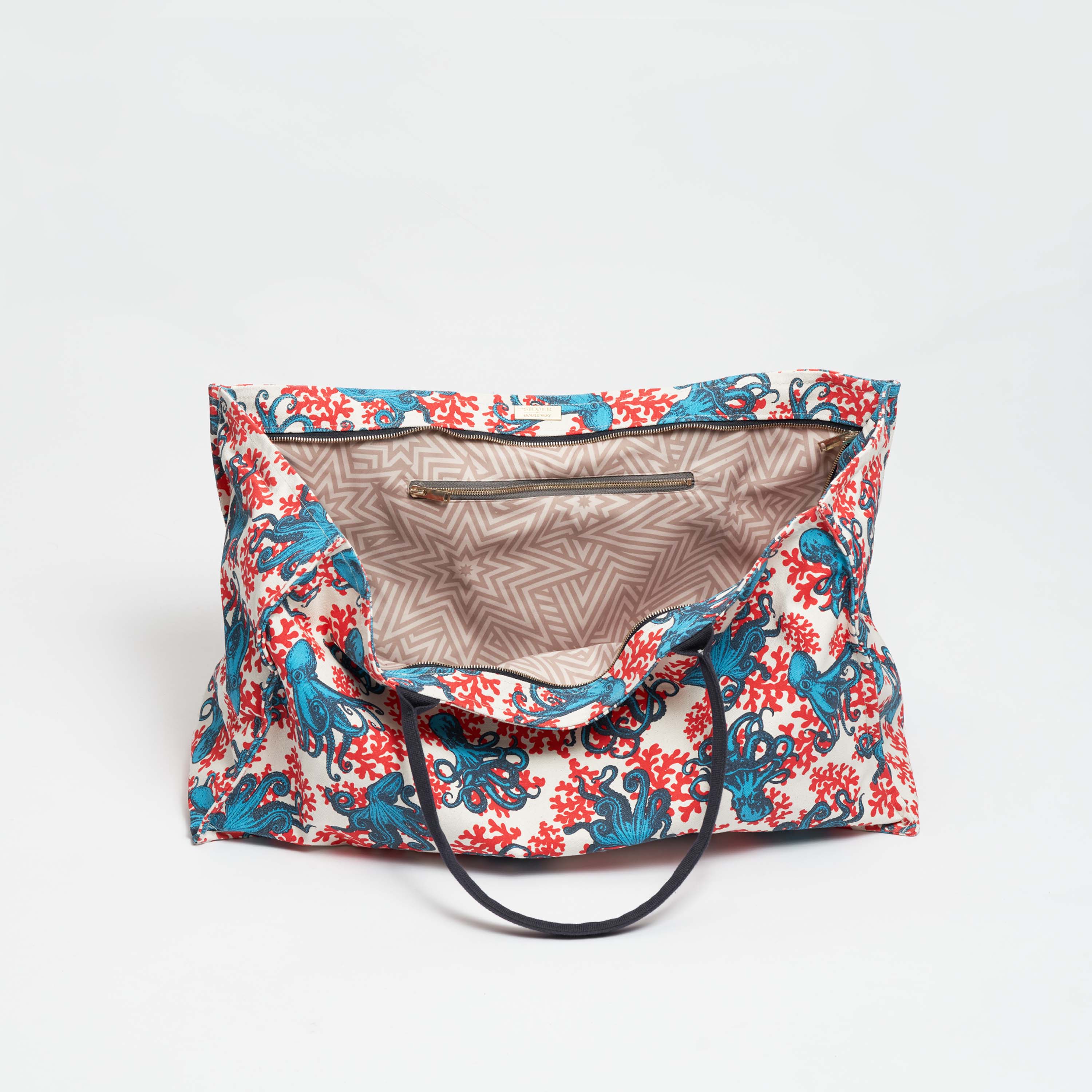 SIEGER by Souleway Weekendtas Sbs The Octopuses Rood & Blauw
