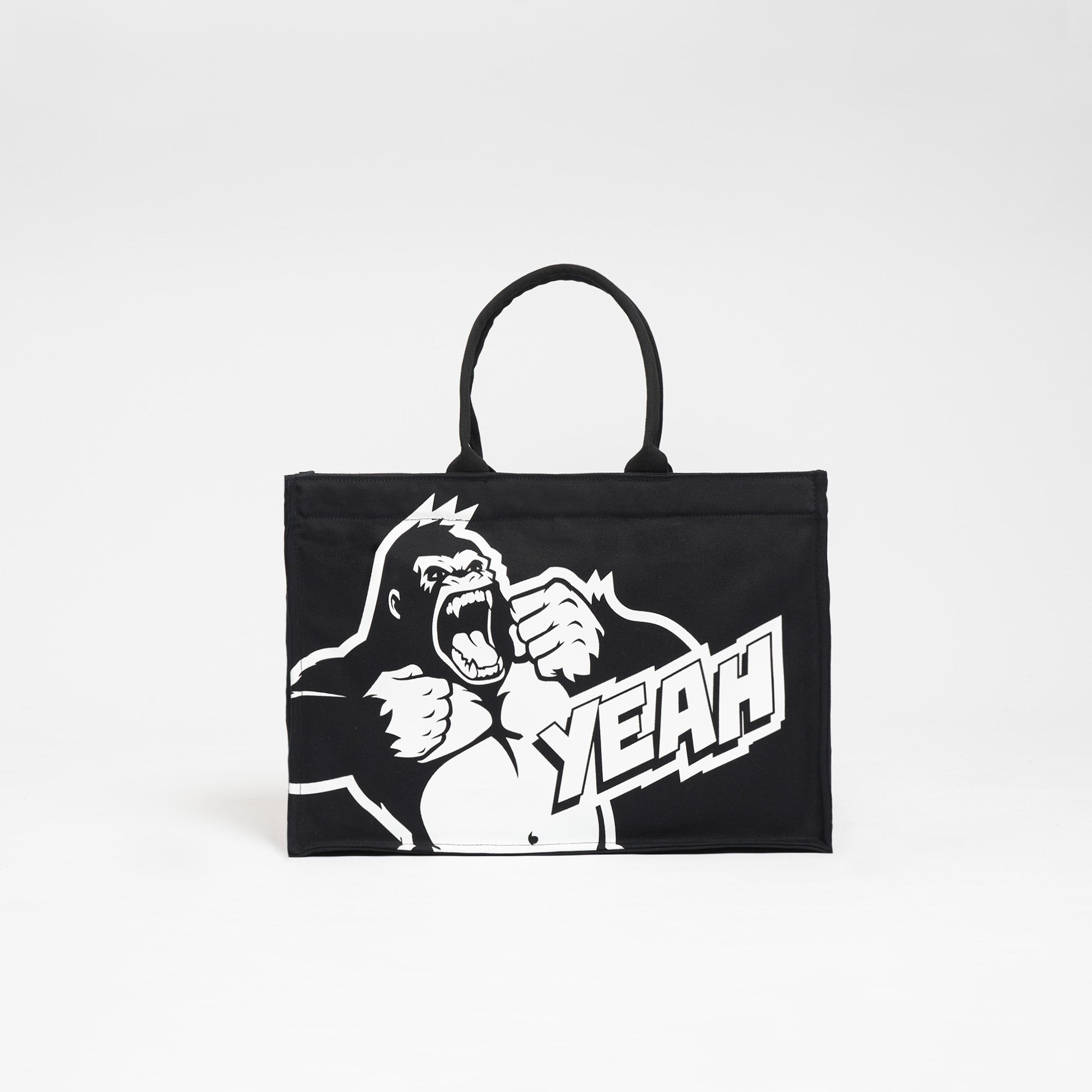 SIEGER by Souleway Tote Bag Xl Sbs Marvelous Monkey Zwart