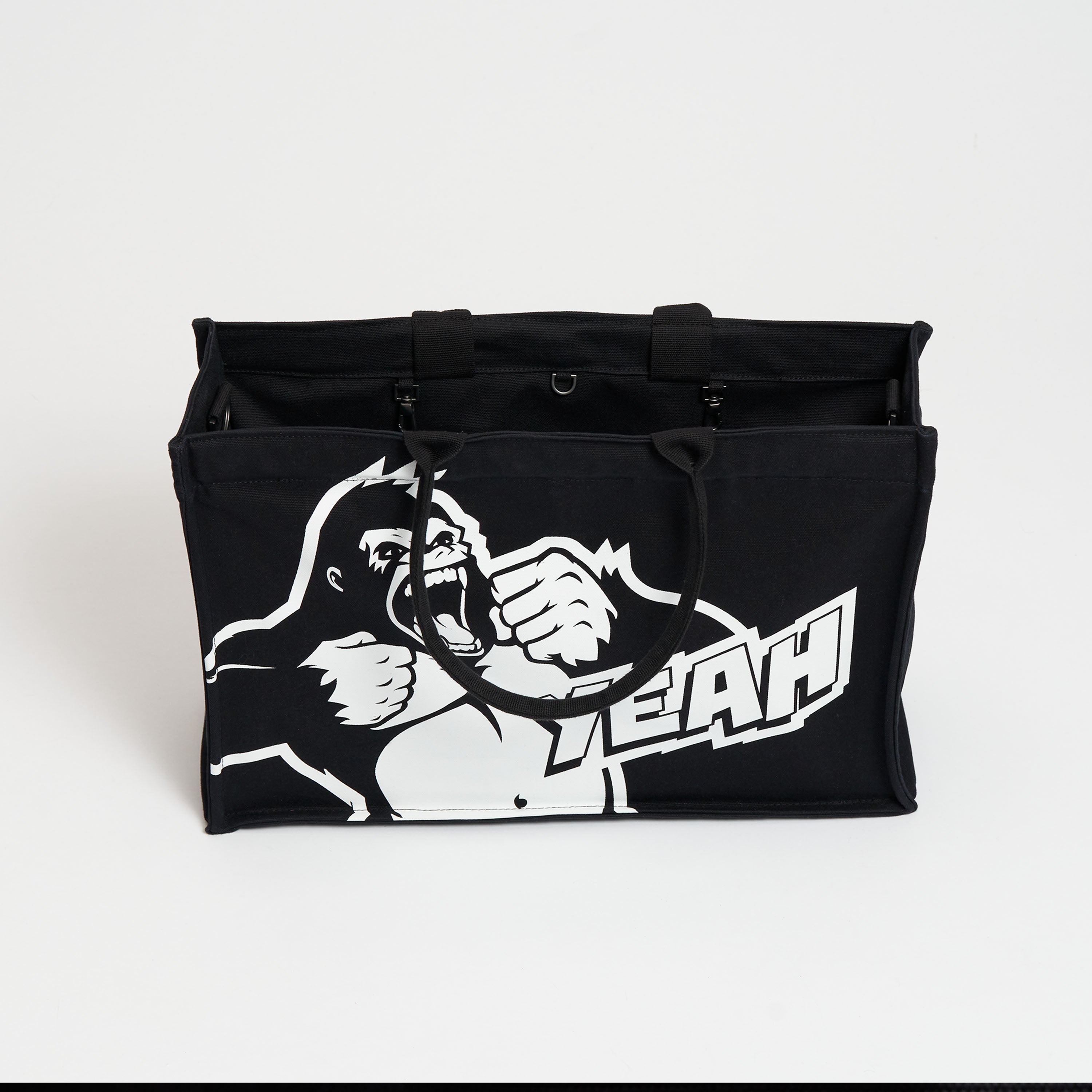 SIEGER by Souleway Tote Bag Xl Sbs Marvelous Monkey Zwart