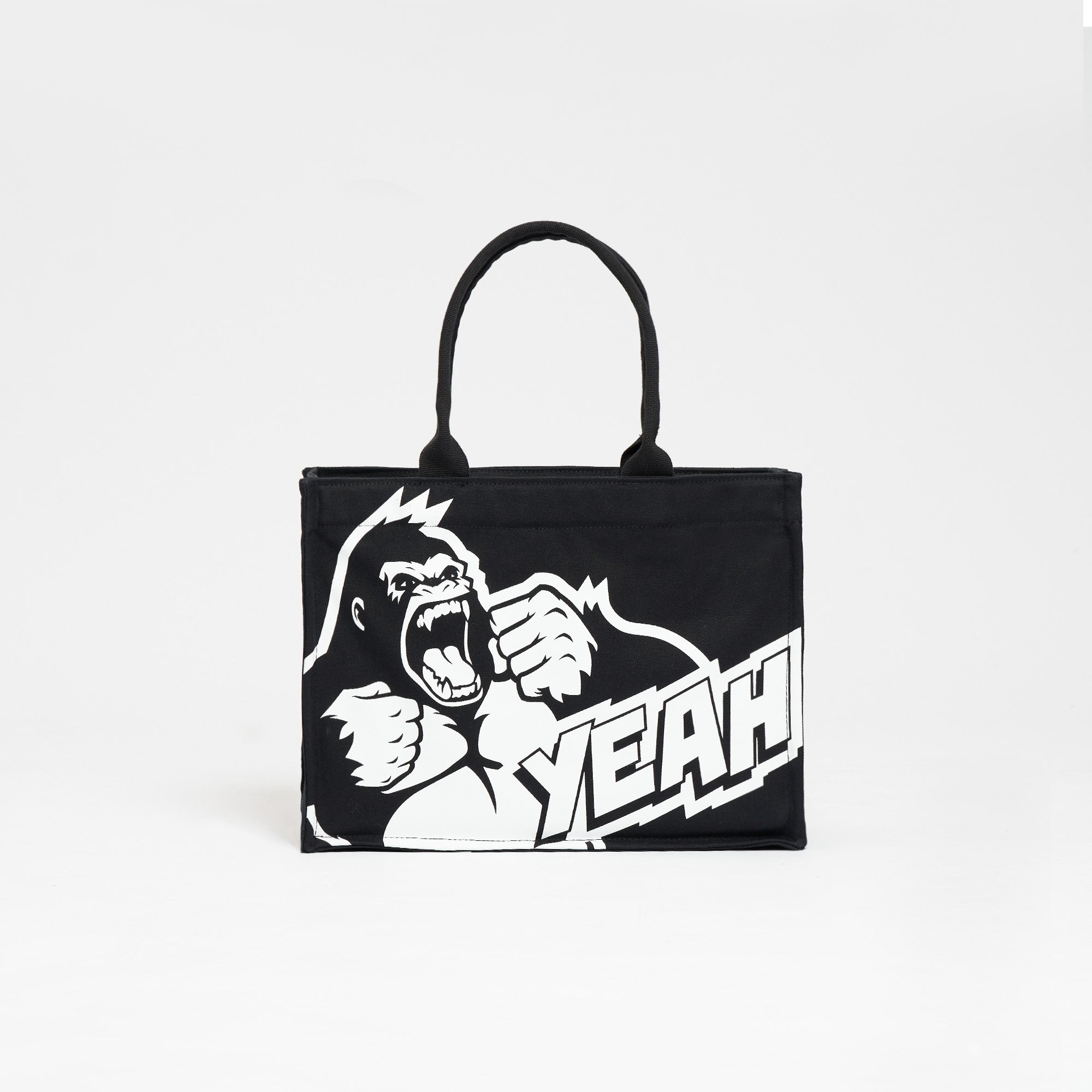 SIEGER by Souleway Tote Bag L Sbs Marvelous Monkey Zwart
