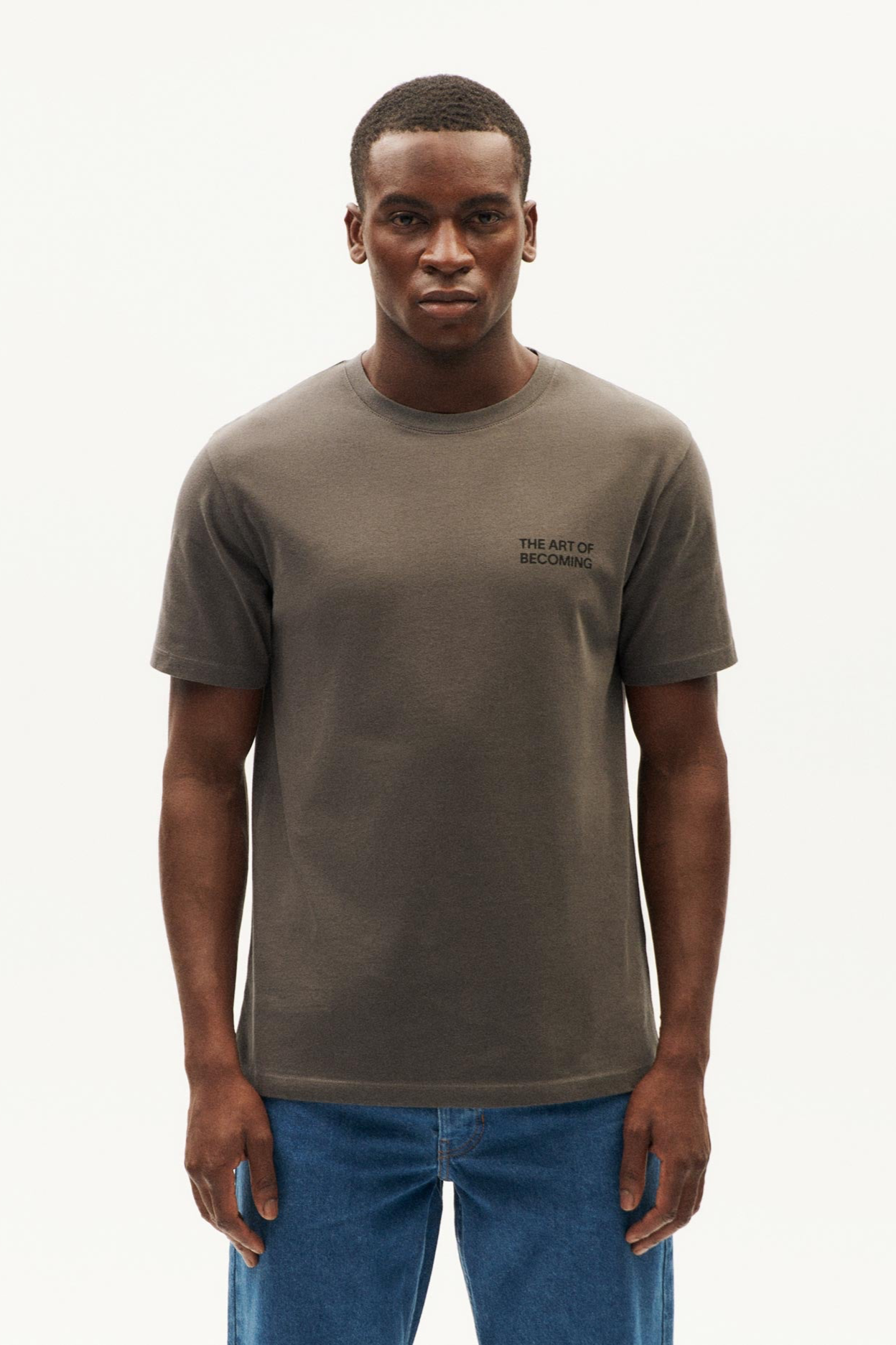 Thinking mu Herren vegan T-Shirt Becoming Grey