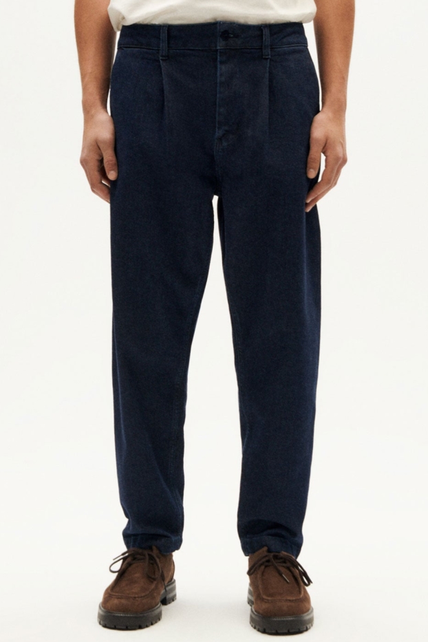 Thinking MU Herren vegan Jeans Wotan Dunkelblau