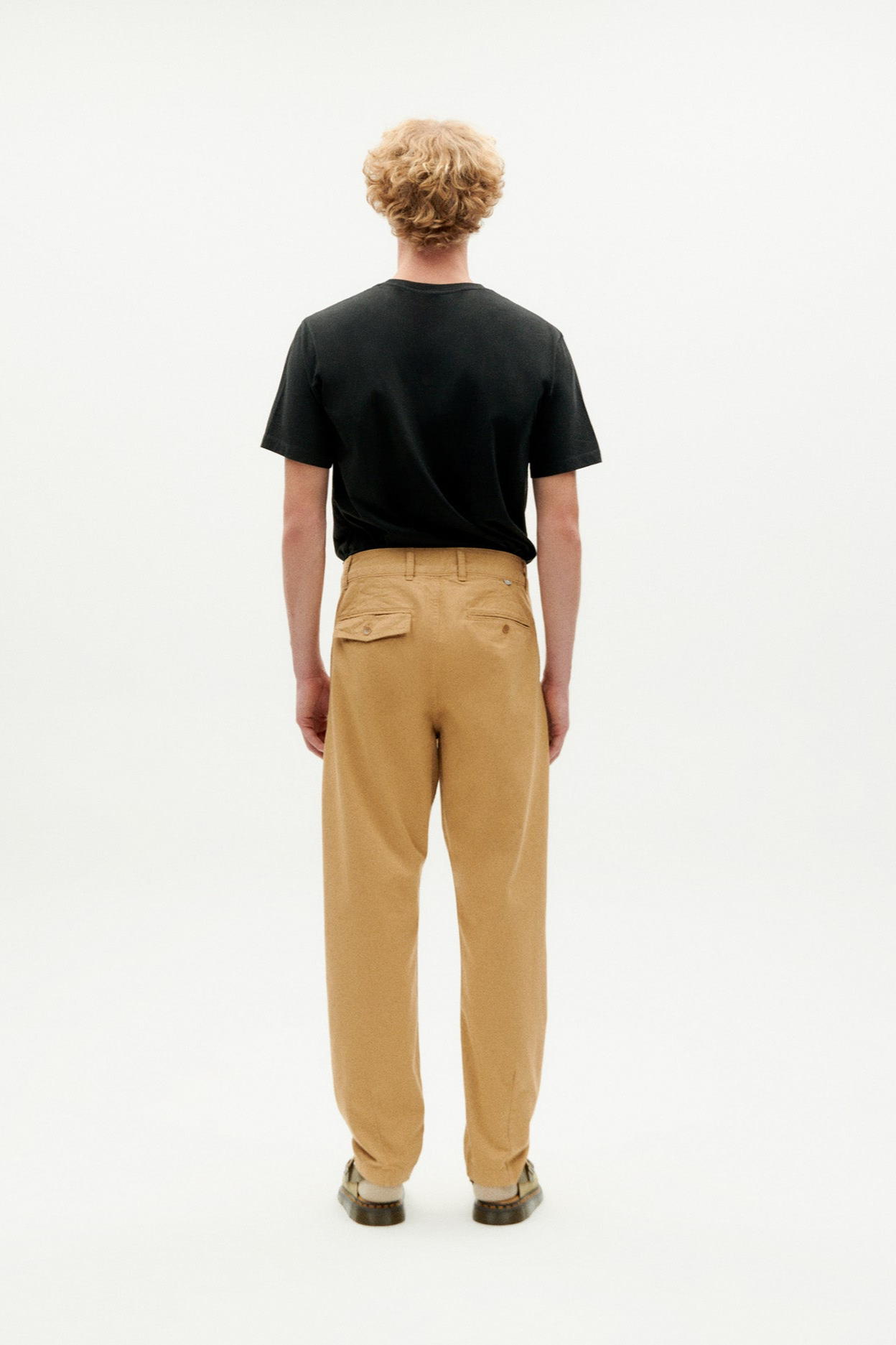 Image of Thinking MU mannen vegan Broek Wotan Camel Geel