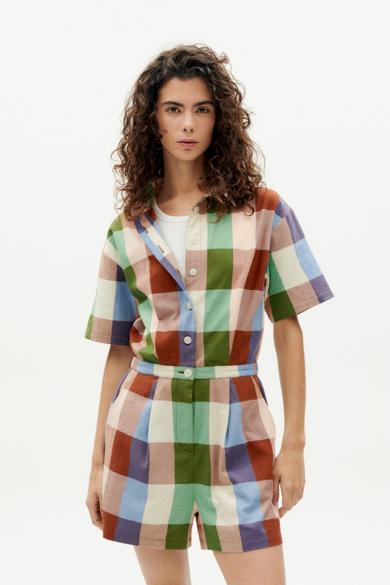 Thinking mu Damen vegan Spielanzug Agata Mehrfarbig