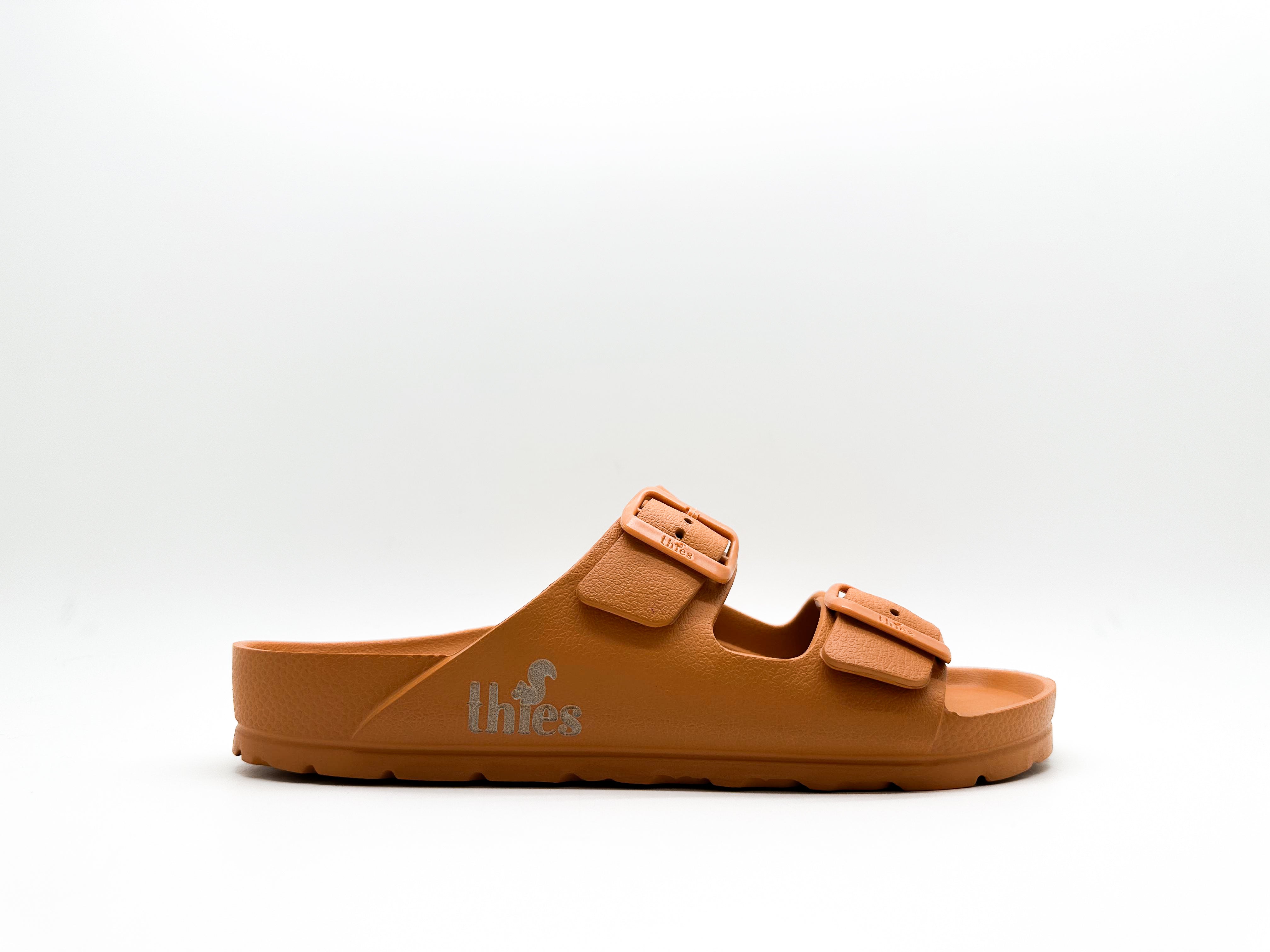 thies womens vegan Sandal Ecofoam Orange