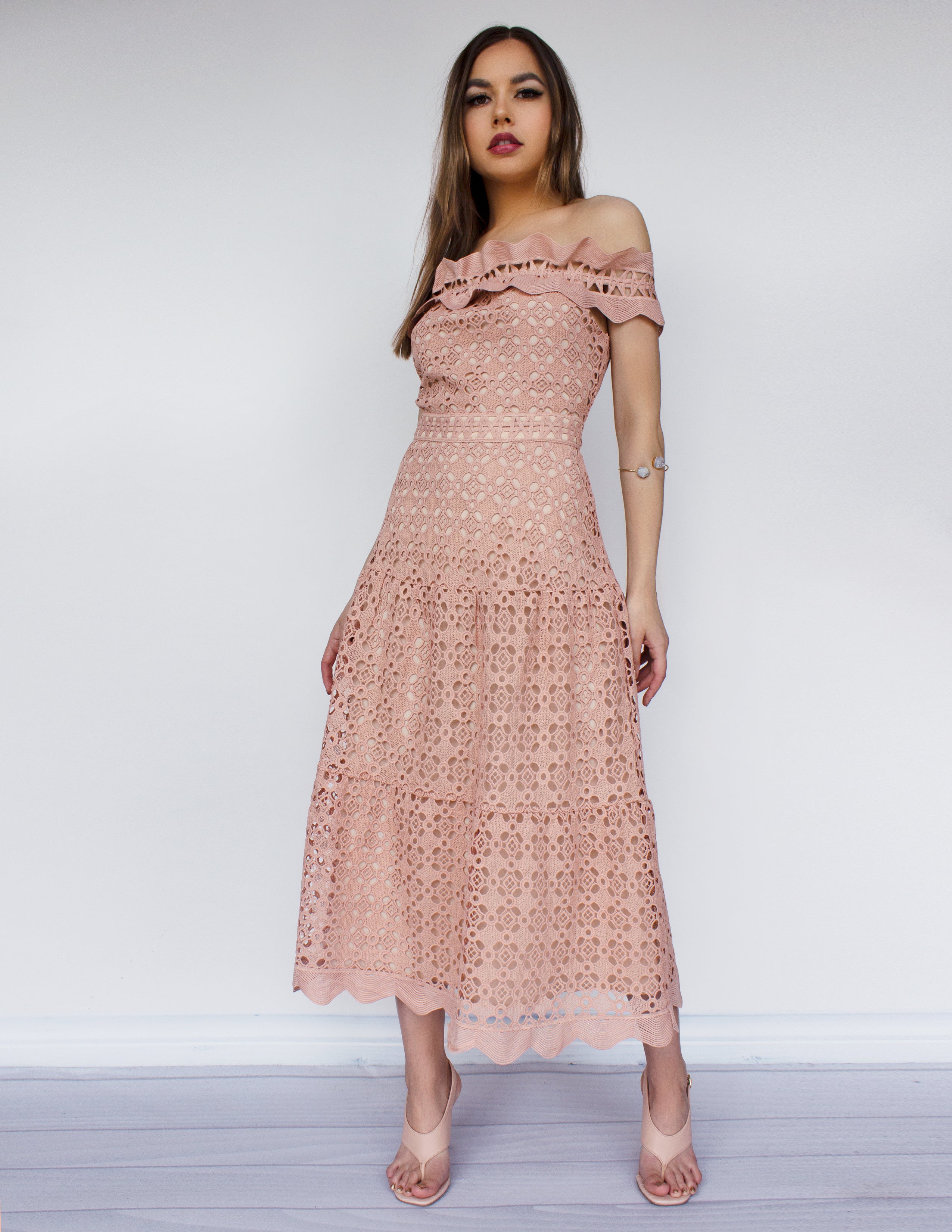 knee length dresses for ladies Long Whimsy Wrap Dress – Delulu District main image 1