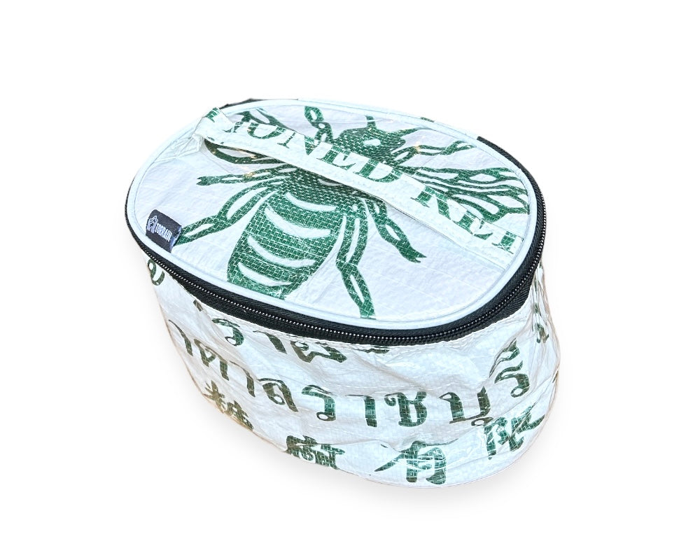 TORRAIN Toilettas Shebang Bee Groen & Wit