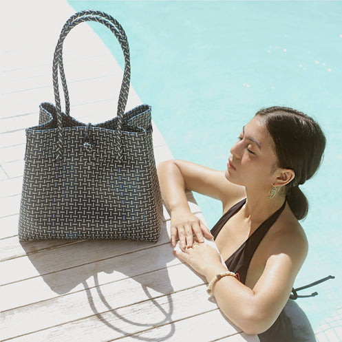 BRUNNA.CO Tote Bag Toko Marineblauw