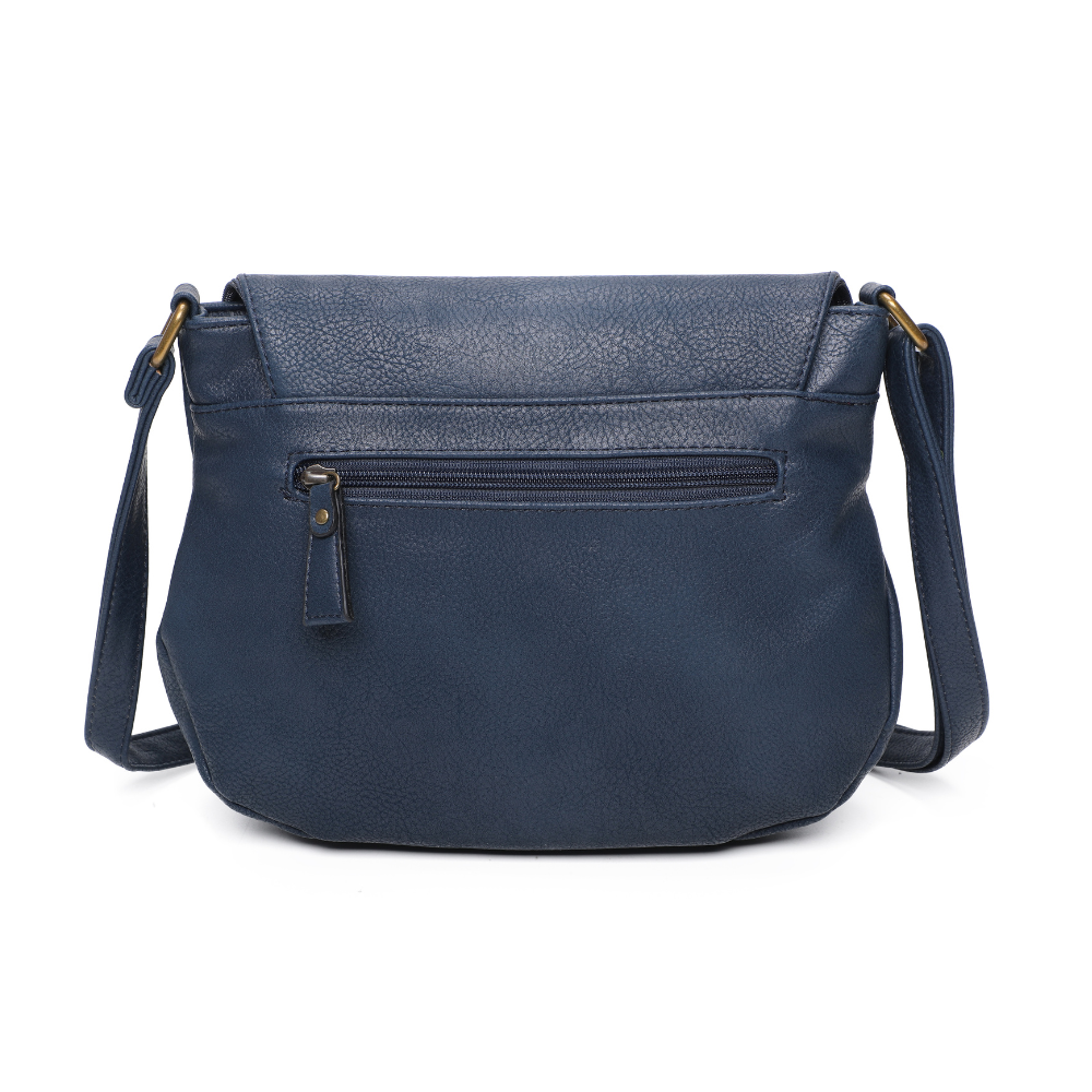 Arsayo Tas The Messenger Vegan Eco-Leer Marineblauw