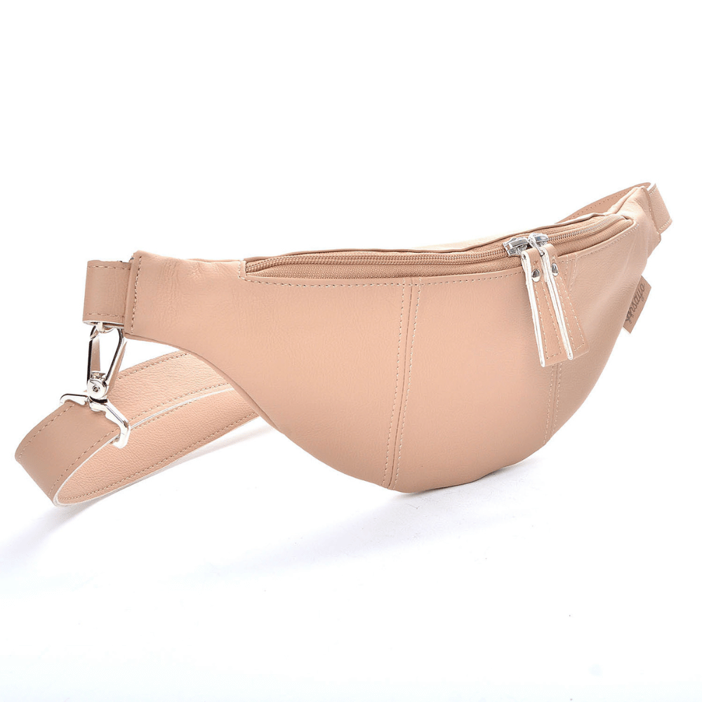 Arsayo Tas De Mela Fanny Pack Vegan Eco-Leer Beige