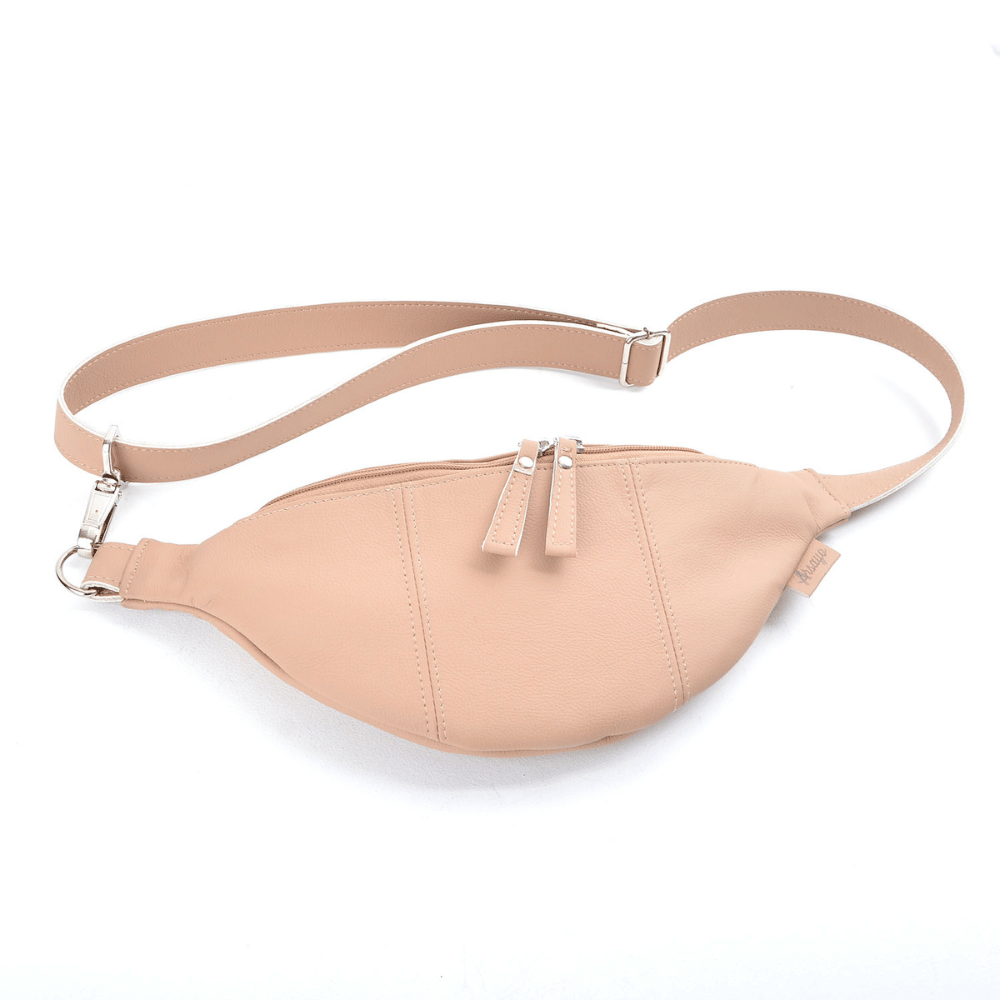 Arsayo Tas De Mela Fanny Pack Vegan Eco-Leer Beige