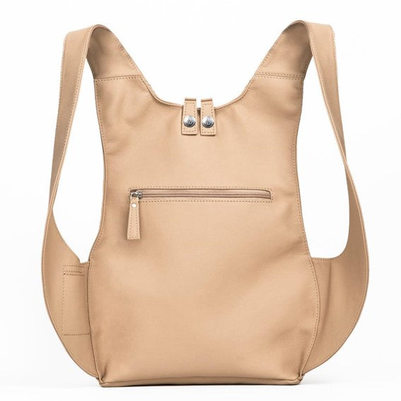 Arsayo Rugzak De Mela Vegan Eco-Leer Beige