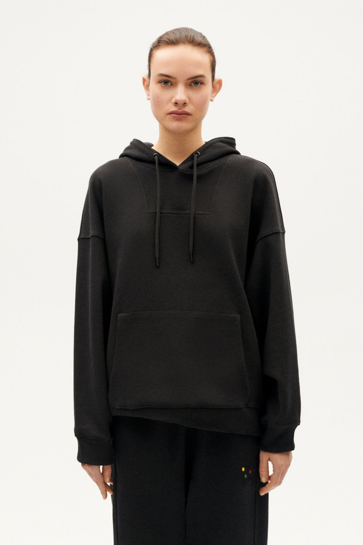 Thinking mu Damen vegan Hoodie Unisex Andrea Schwarz