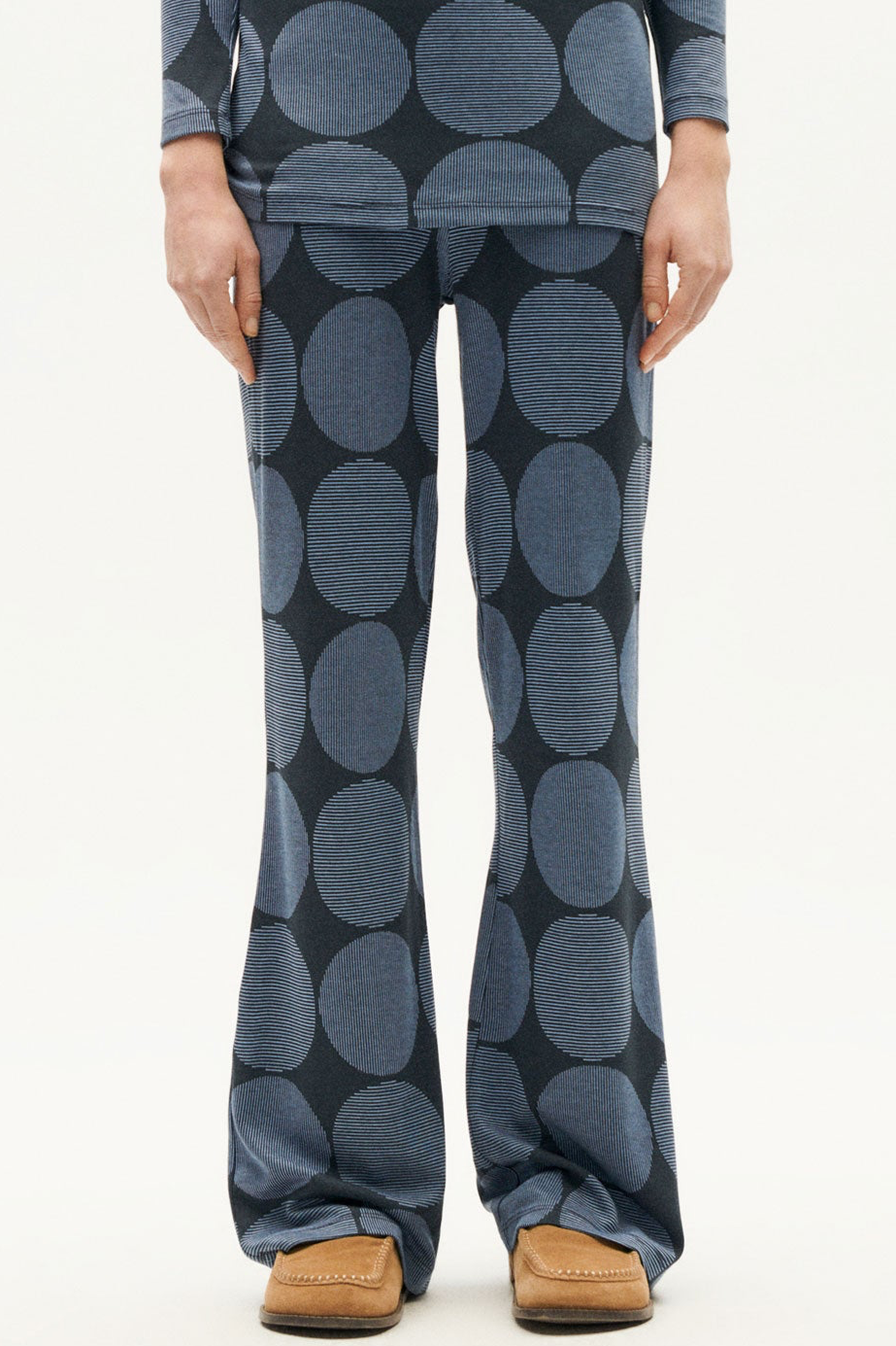 Thinking mu Damen vegan Hose Naia Blau/Grau