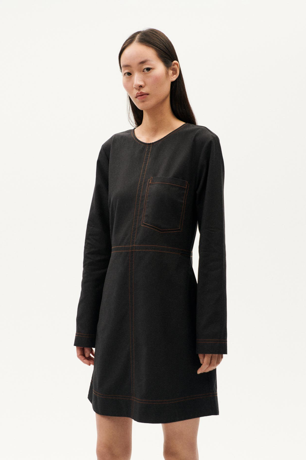 89180 - Thinking MU Damen vegan Kleid Melissa Schwarz