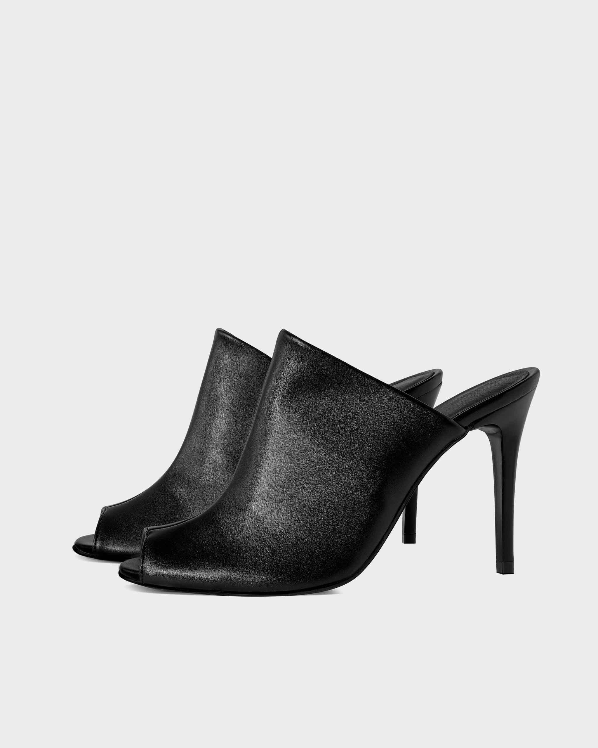 BOHEMA womens vegan Sandals Heeled Urban Chic Nopal Black