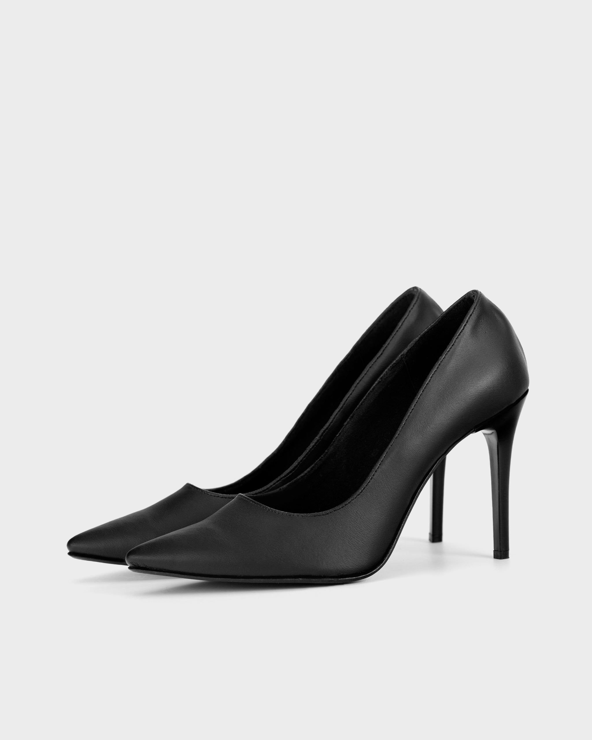 BOHEMA womens vegan Pumps Blacky Chic Nopal Black