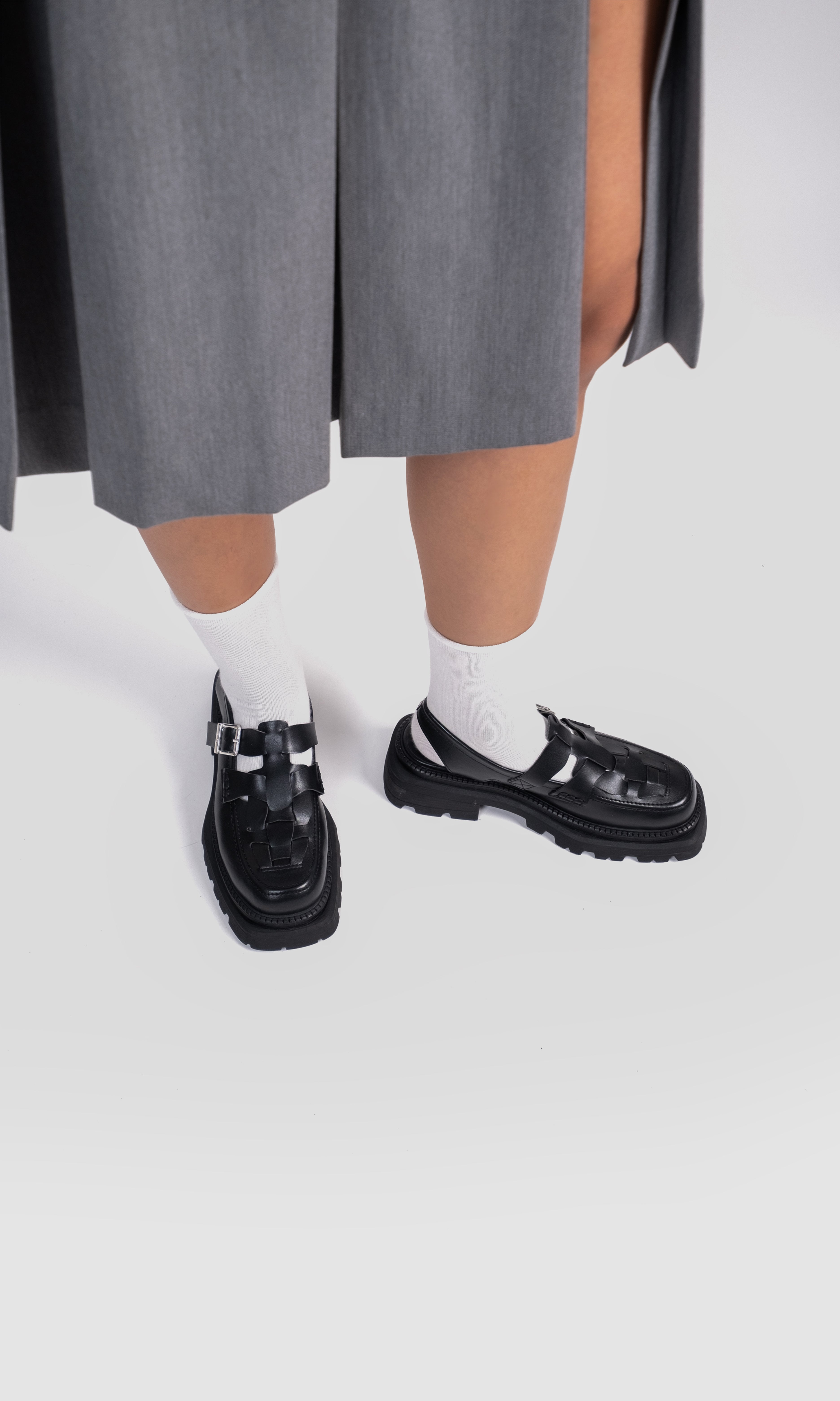 89227 - Damen vegan Sandalen Dorothy Plateau Schwarz 89227 - Damen vegan Sandalen Dorothy Plateau Schwarz