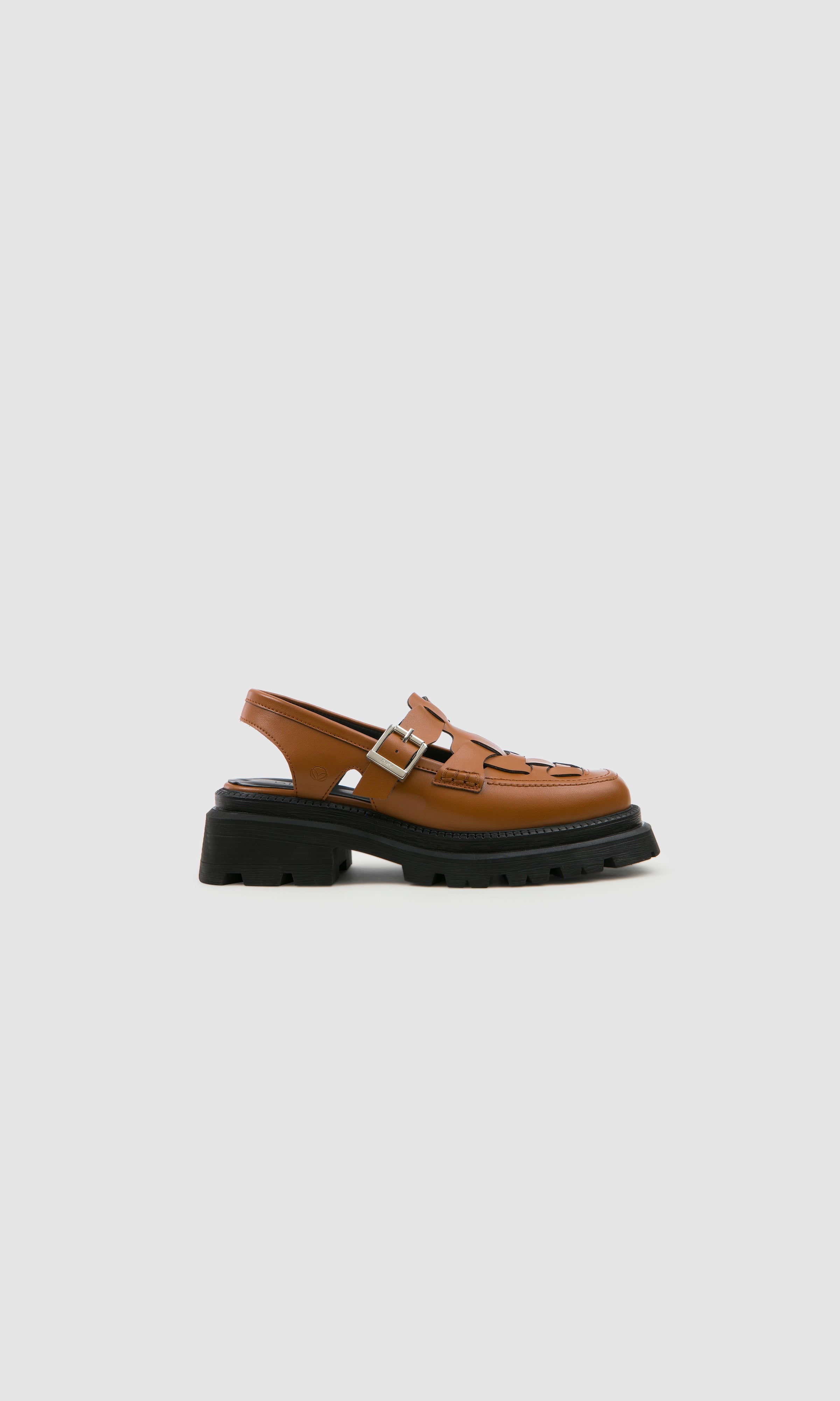 Prev Damen vegan Sandalen Dorothy Plateau Ingwer Hellbraun