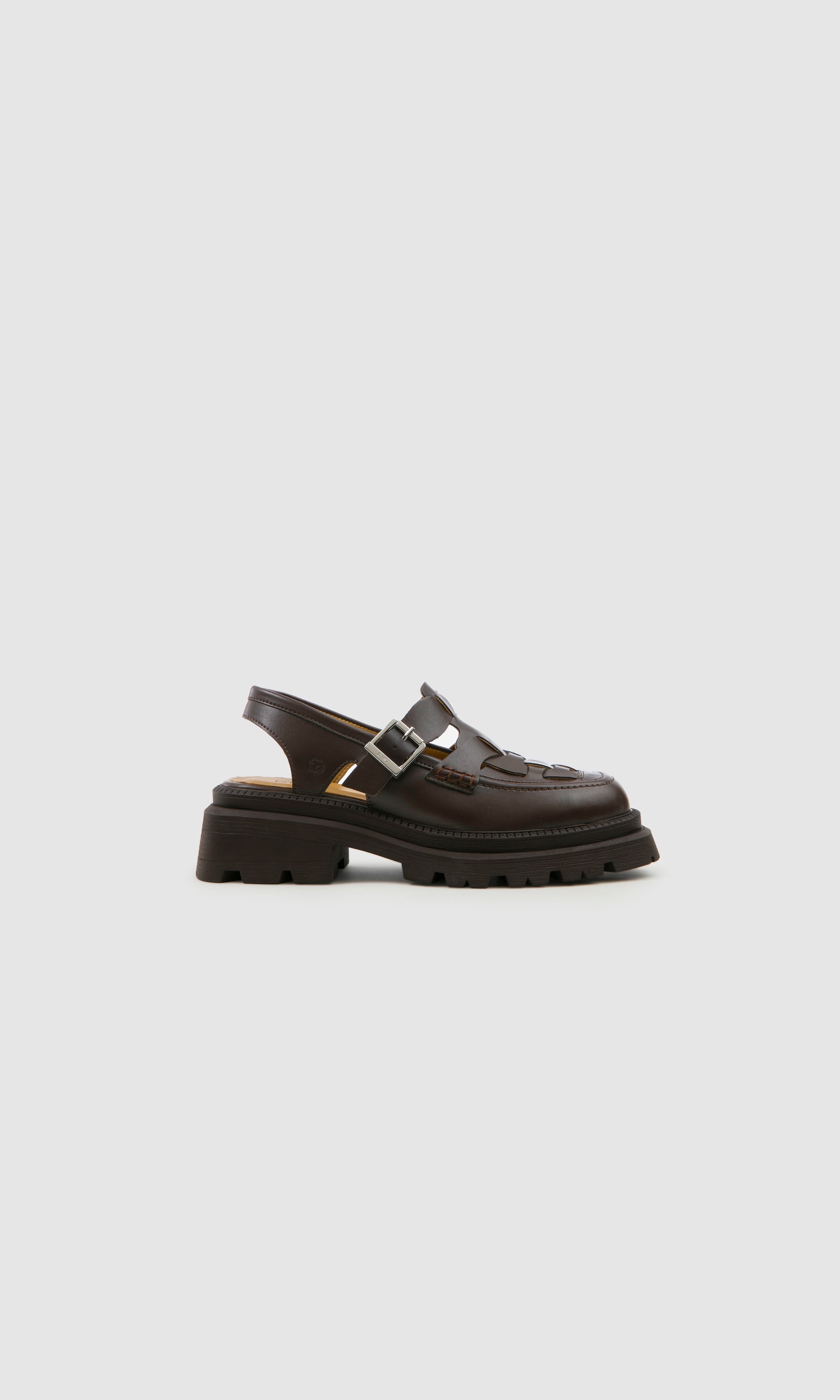 Prev Damen vegan Sandalen Dorothy Plateau Brownie