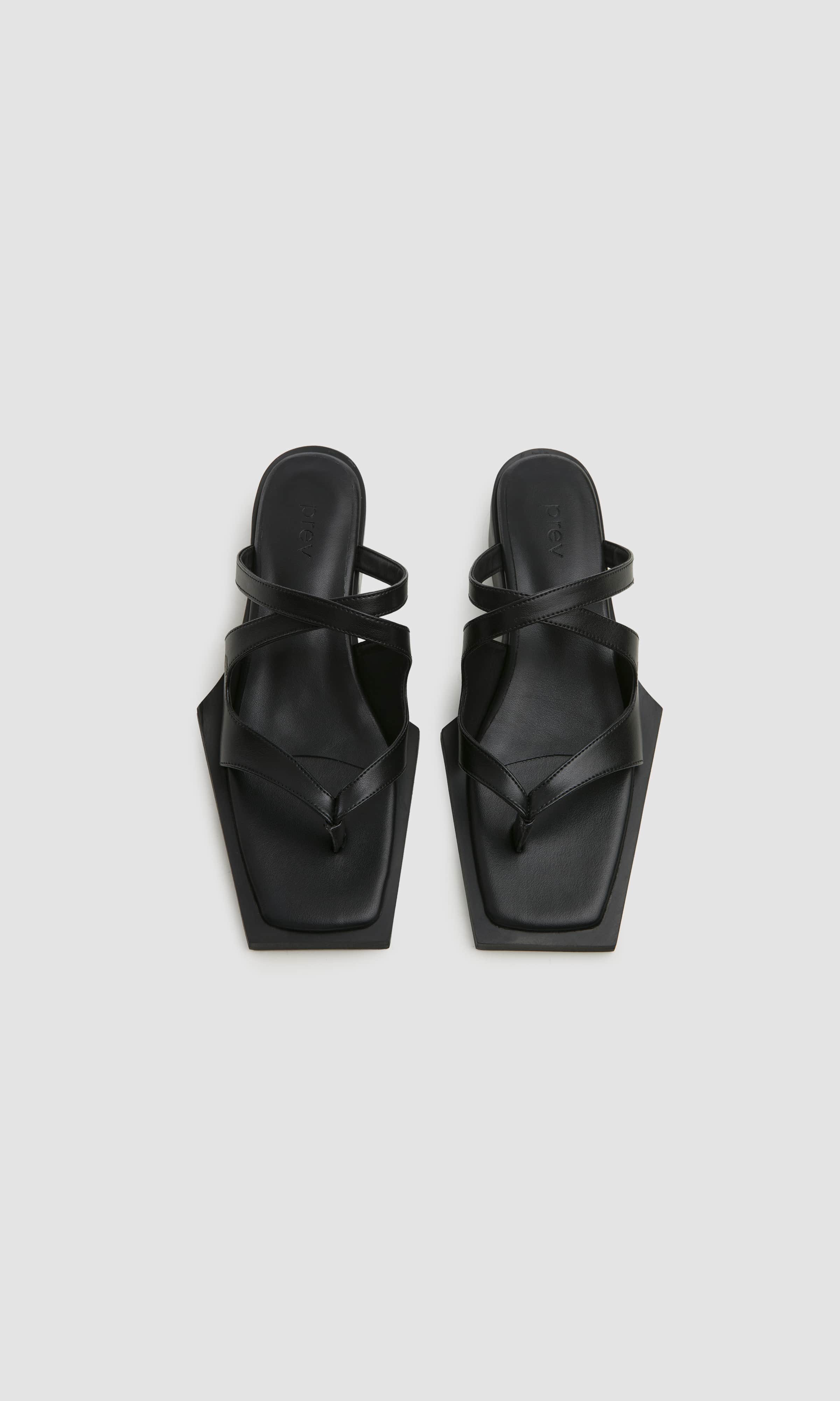 Prev womens vegan Sandals Karel Mule Black