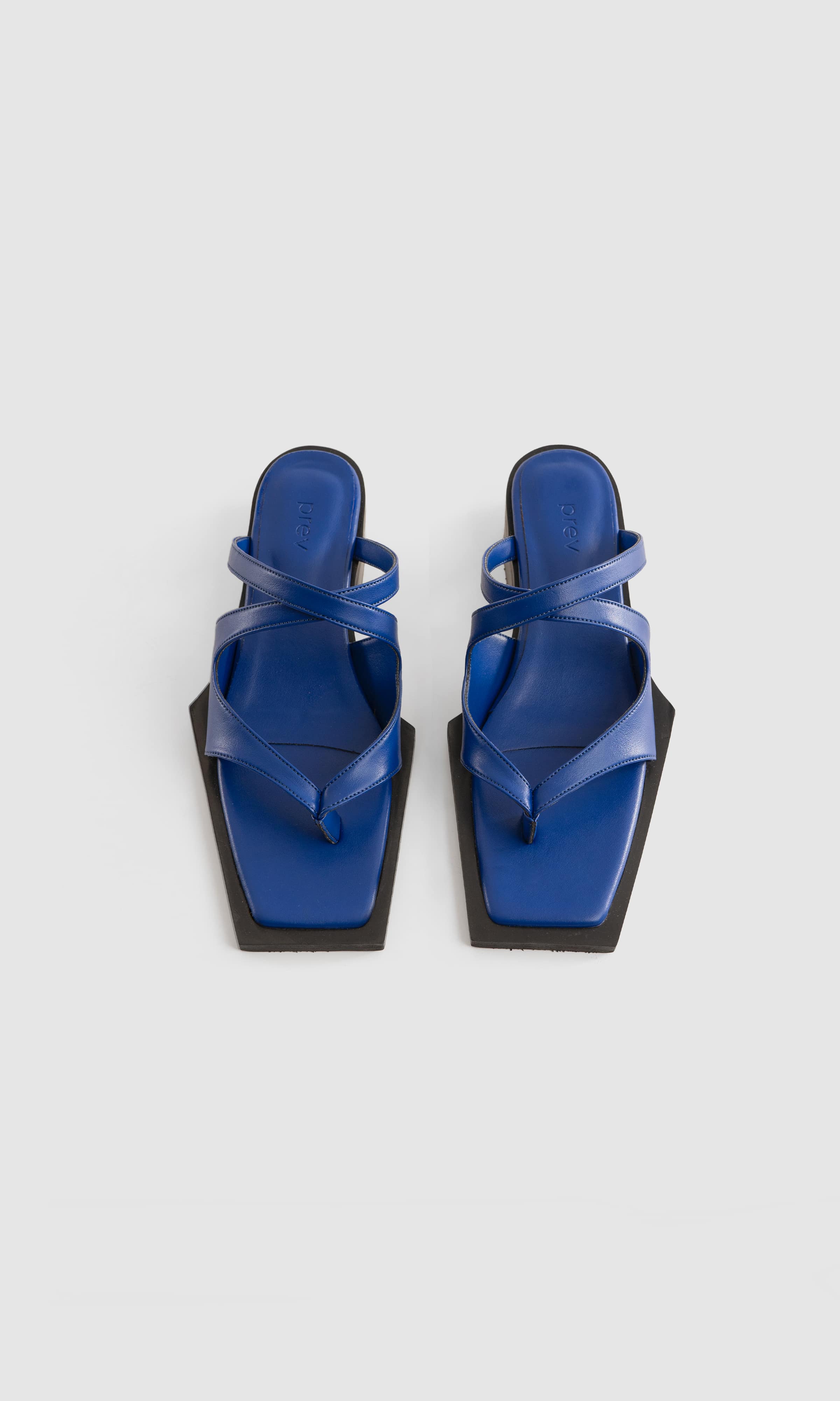 Prev womens vegan Sandals Karel Mule Electric Dark Blue