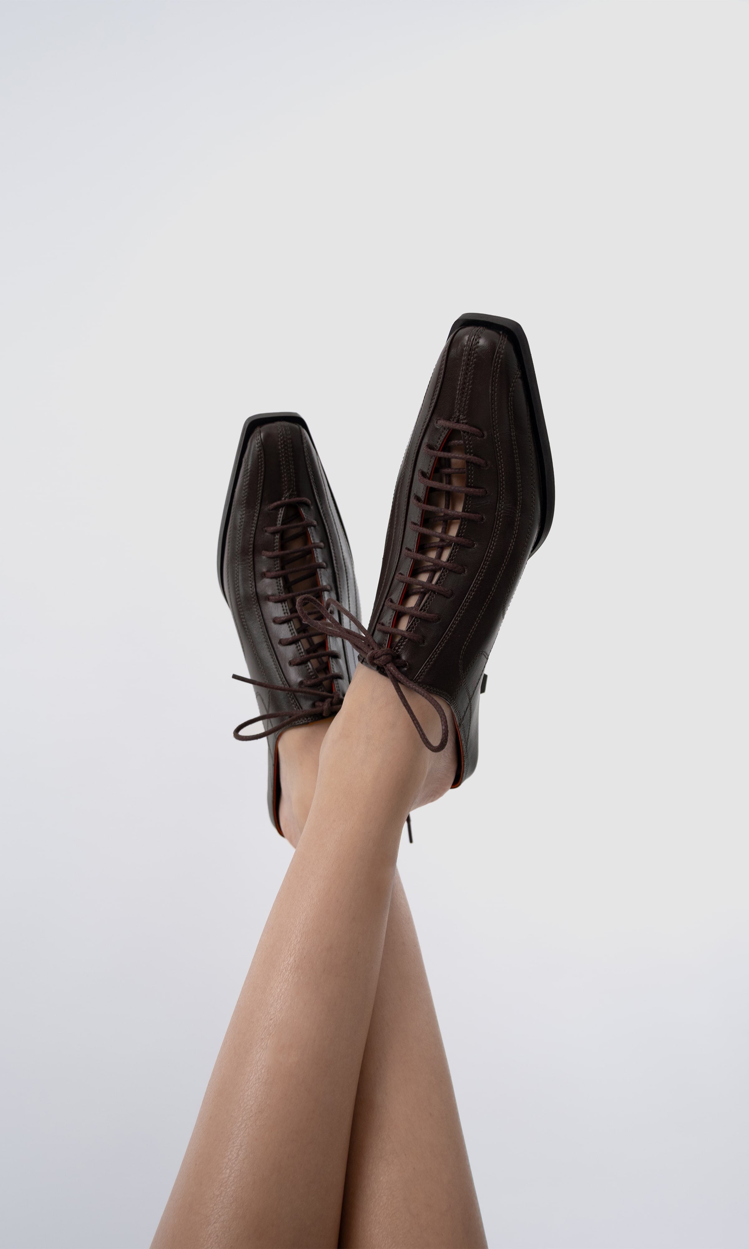 Prev womens vegan Sandals Rachel Mule Cherry Brownie
