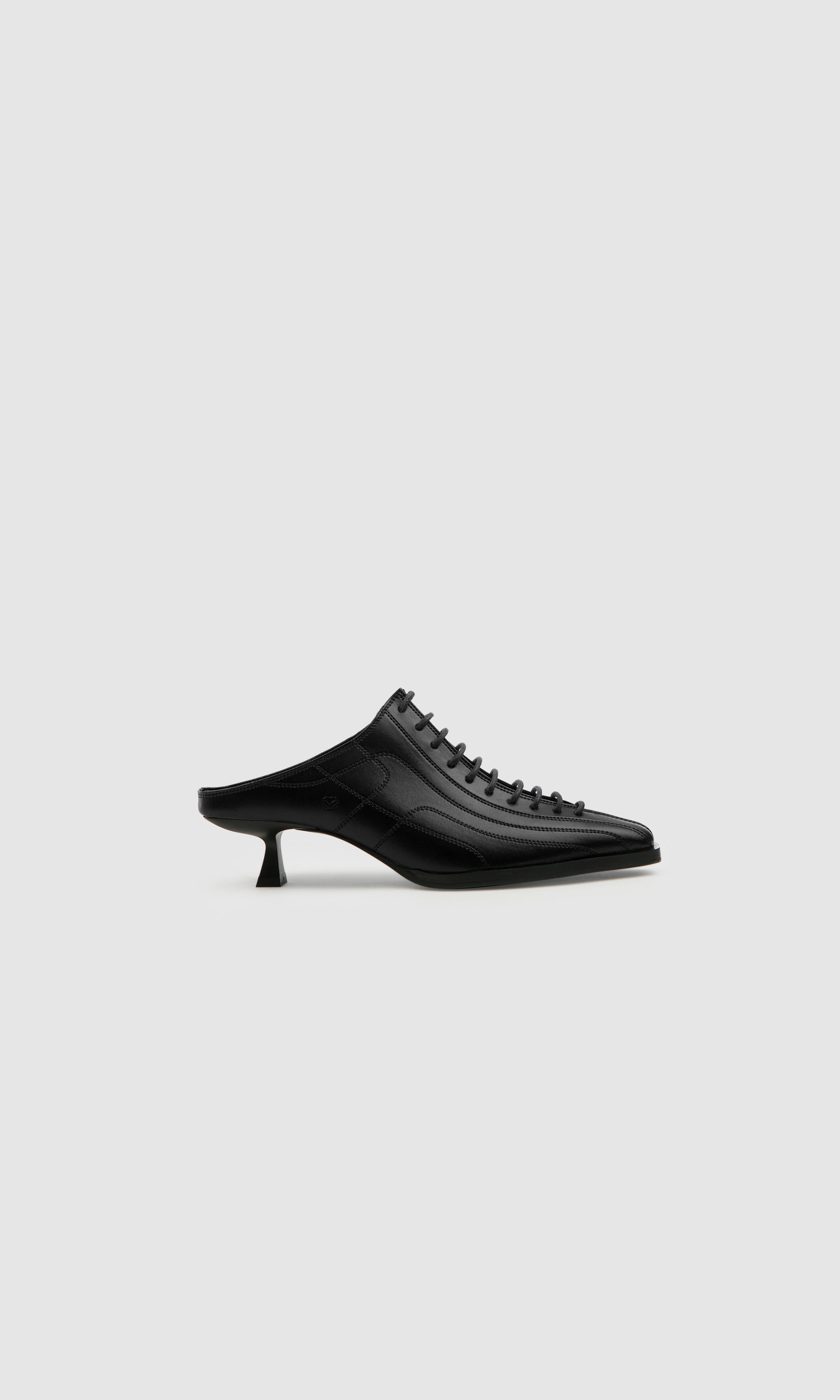 Prev Damen vegan Sandalen Rachel Pantolette Schwarz