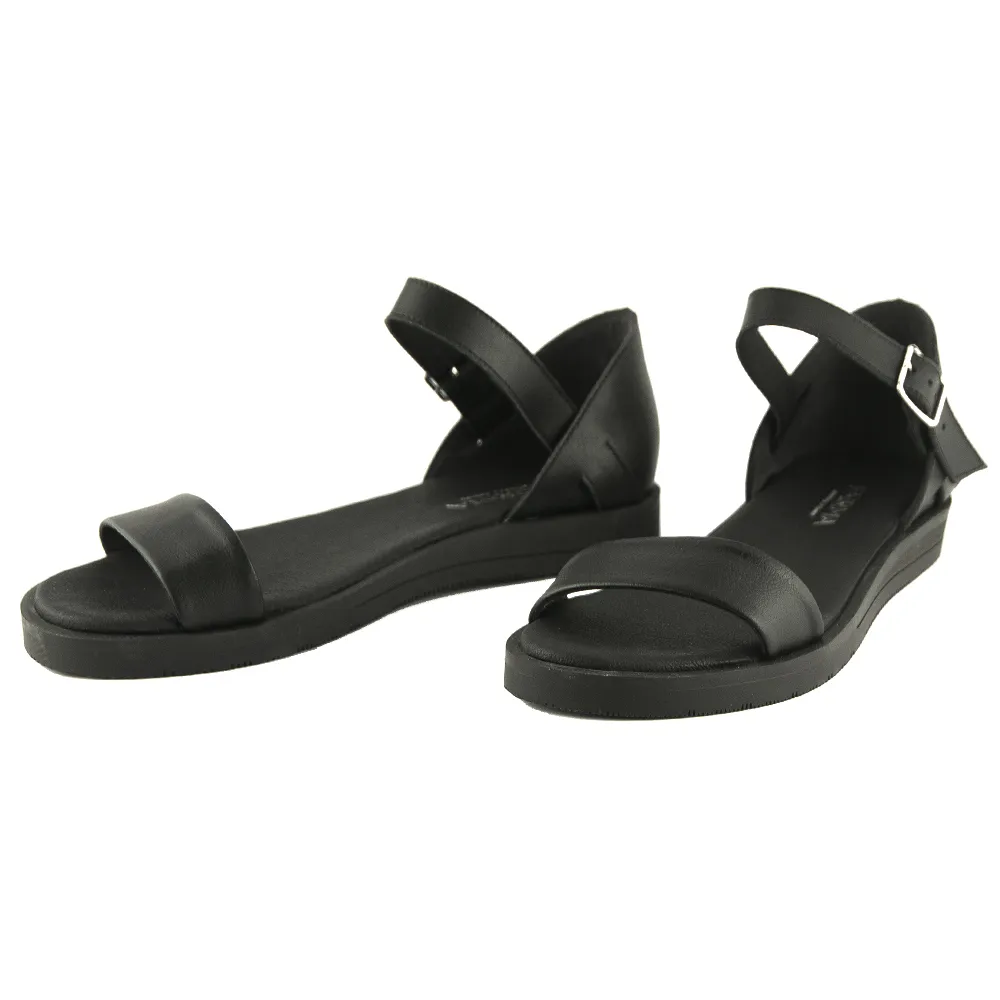 FAIRMA ETHICAL DESIGN womens vegan Sandals Roma Black