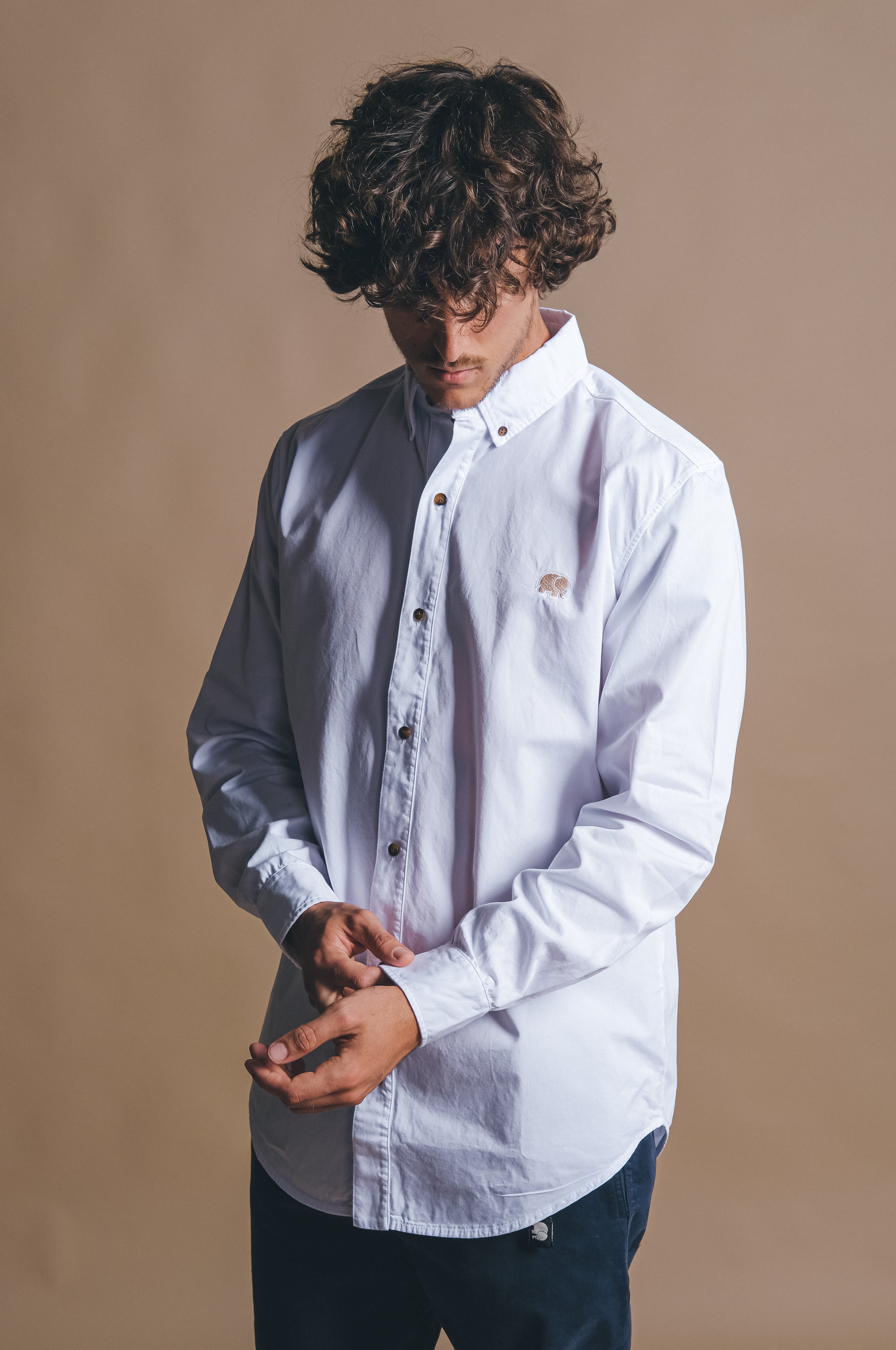 Image of Trendsplant mannen vegan Shirt Postiguet Helder Wit