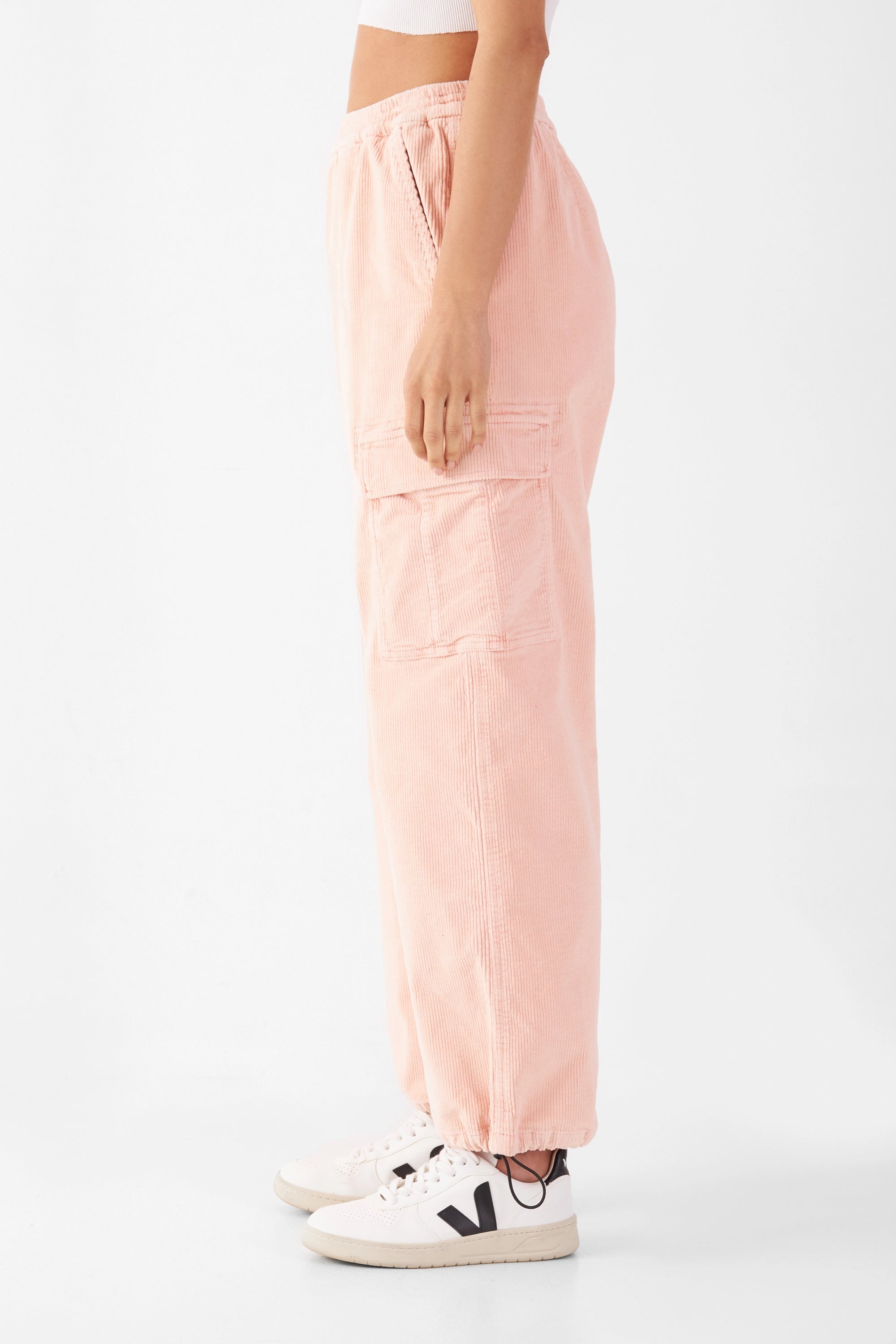 Dawn womens vegan Pants Ray Cargo Rose