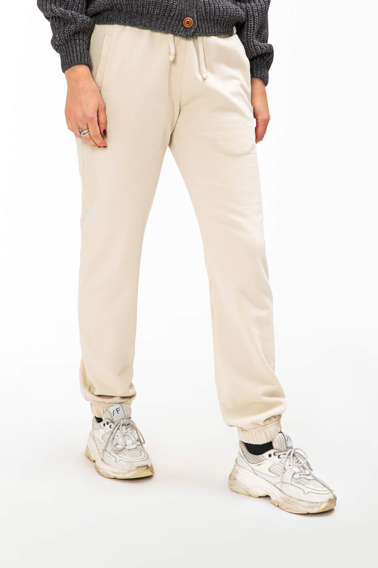 Image of MATONA dames vegan Trainingsbroek Crème