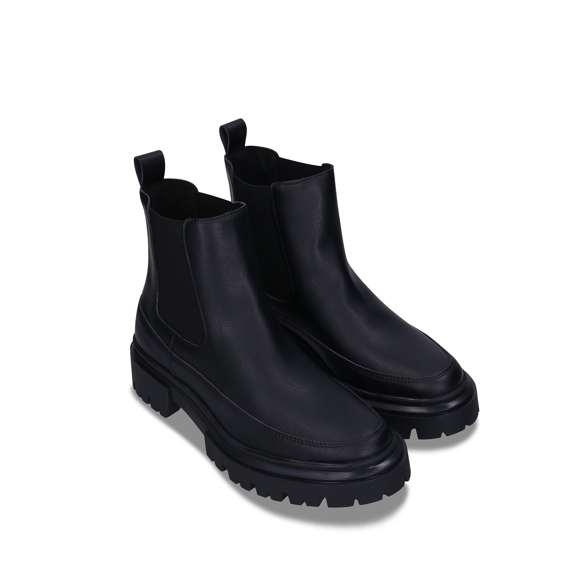 NAE womens vegan Boots Selma Vegan Eco-Leather Black