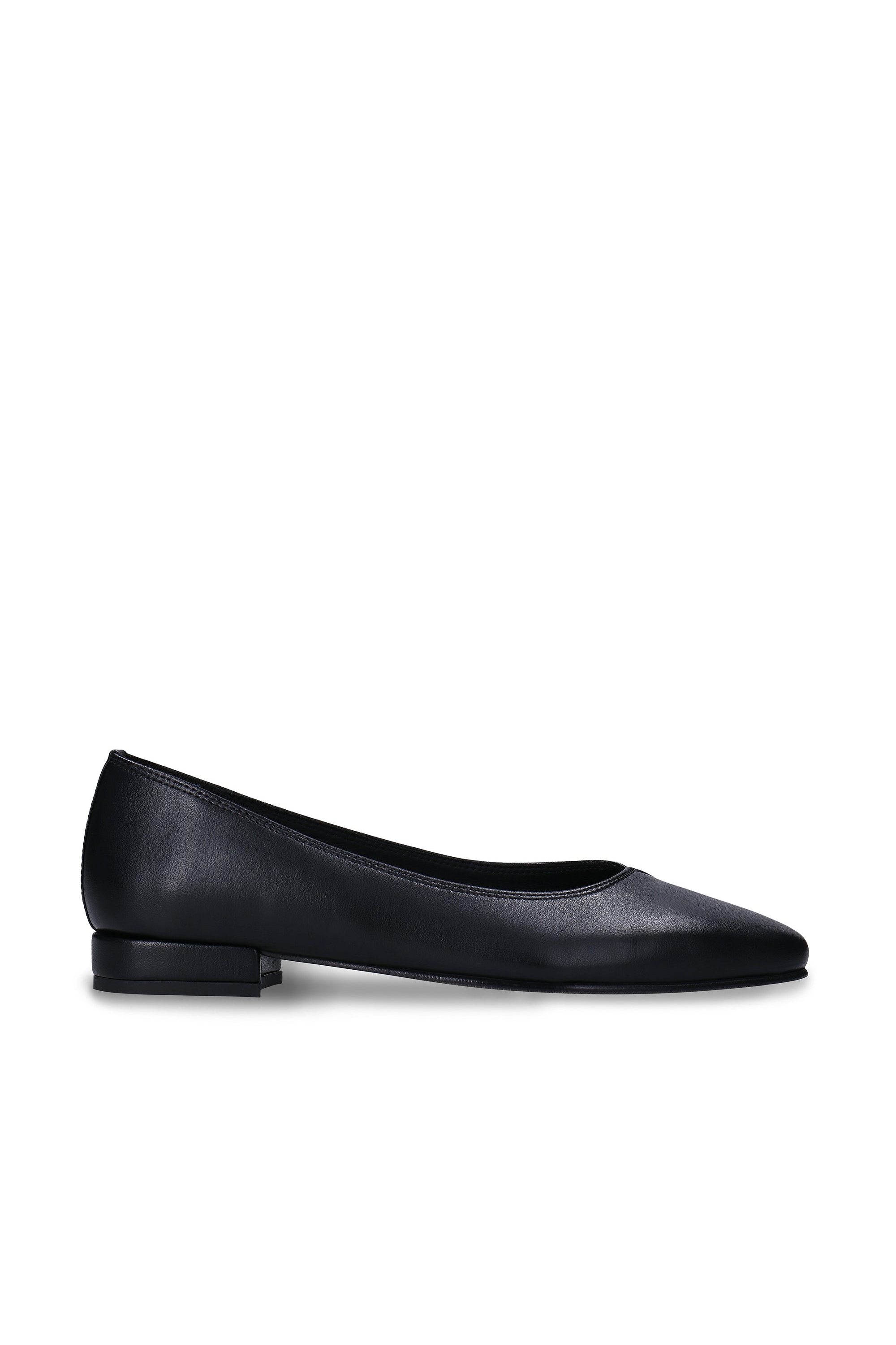 Image of NAE dames vegan Ballerina's Pam Vegan Eco-Leer Zwart