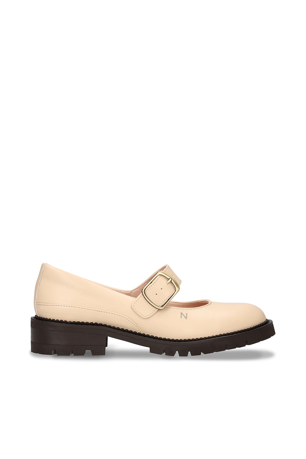 NAE Damen vegan Slipper Emisa Veganes Ã–ko-Leder Beige