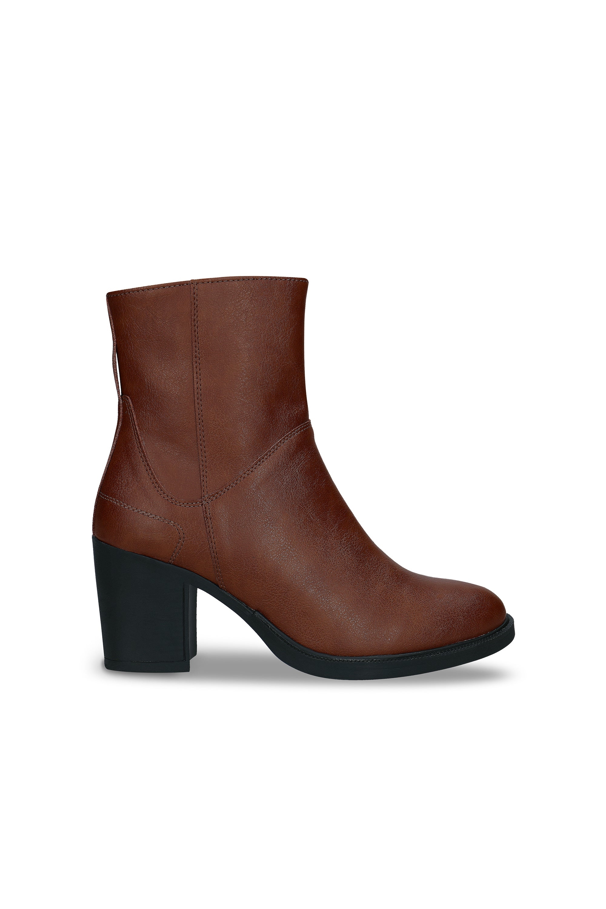 NAE Damen vegan Stiefel Alicia Veganes Ã–ko-Leder Braun