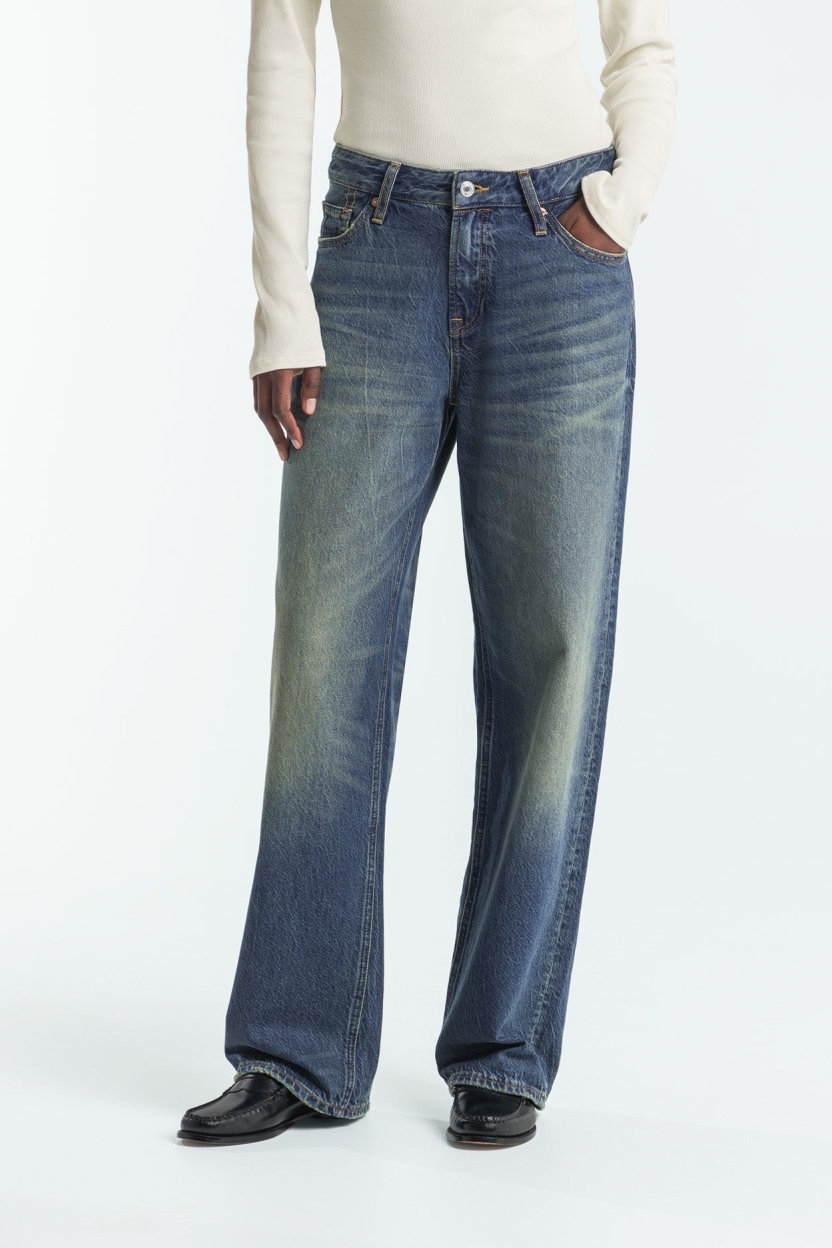 Kings Of Indigo Damen vegan Jeans Joan Jim Phoenix Blue Dirt