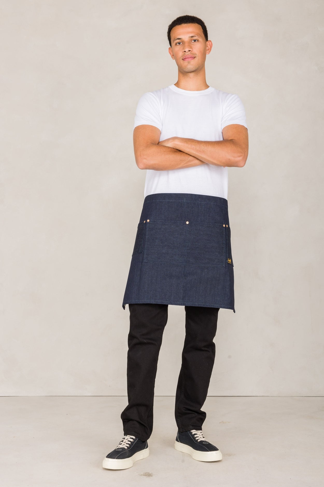 Kings of Indigo unisex vegan Apron Selvage Navy