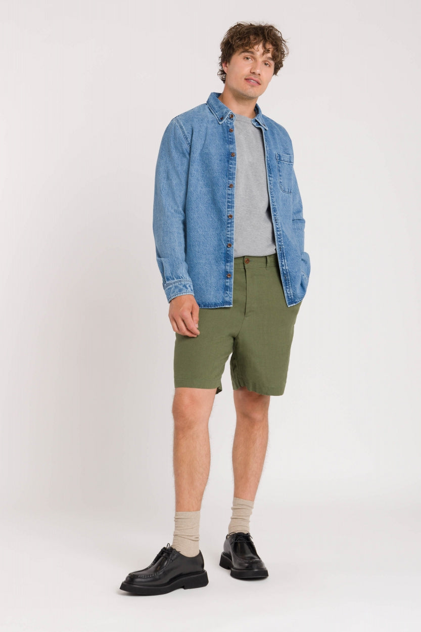 90254 - Kings of Indigo Herren vegan Shorts Reagan Vierblättriges Kleeblatt Grün 90254 - Kings of Indigo Herren vegan Shorts Reagan Vierblättriges Kleeblatt Grün