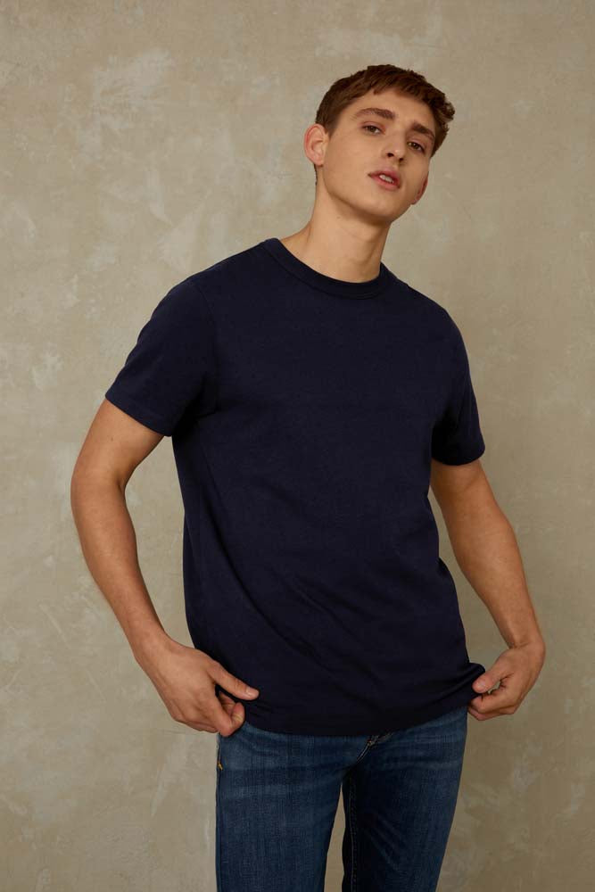 Kings of Indigo men vegan Multipack 2x T-Shirt Unisex Darius Navy