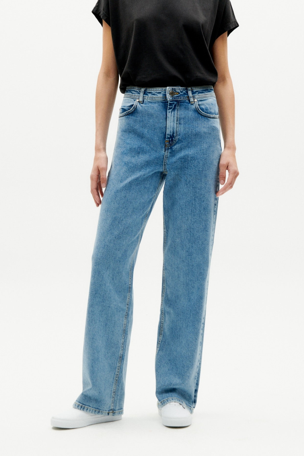 Image of Thinking MU dames vegan Denim Theresa Light Clean