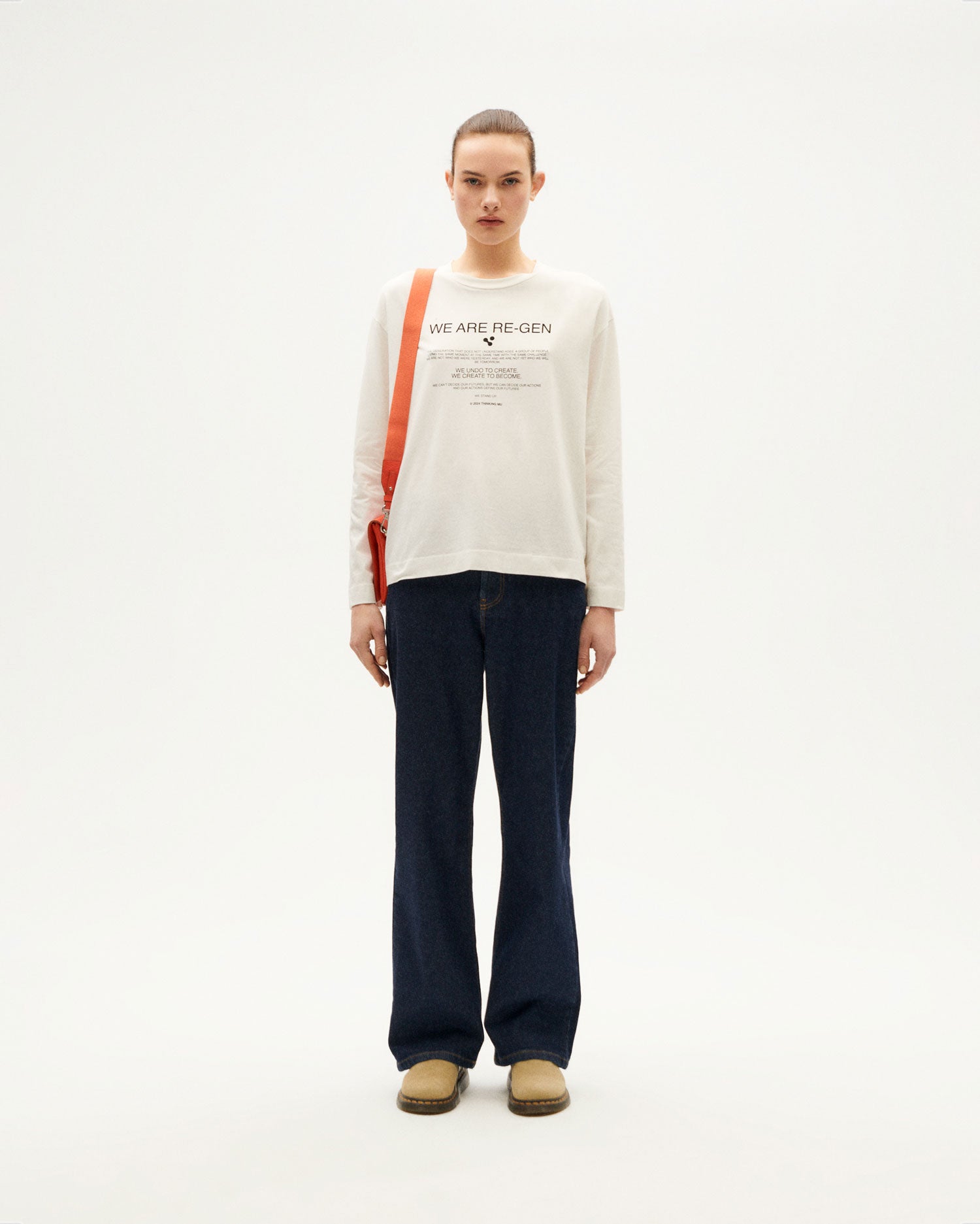 78382 - Thinking MU Damen vegan Jeans Dark Clean Denim Theresa