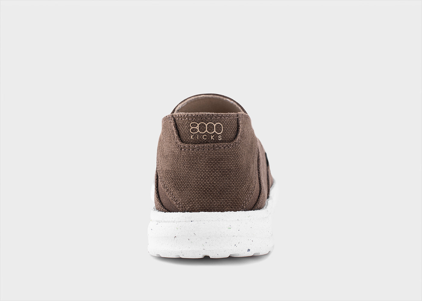 8000kicks EU men vegan Slip-On Men Sunslide Hemp Dark Brown