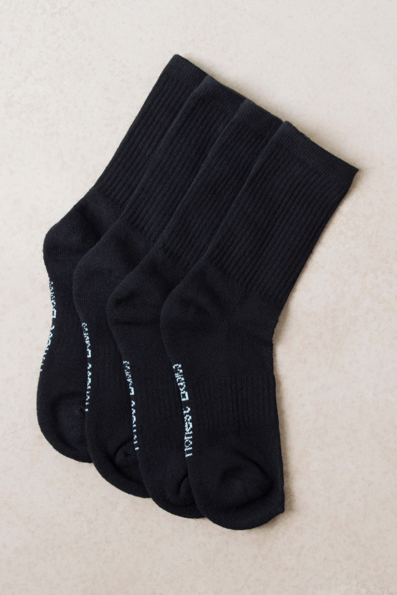 Honest Basics men vegan Set 3-Pack Socks Black