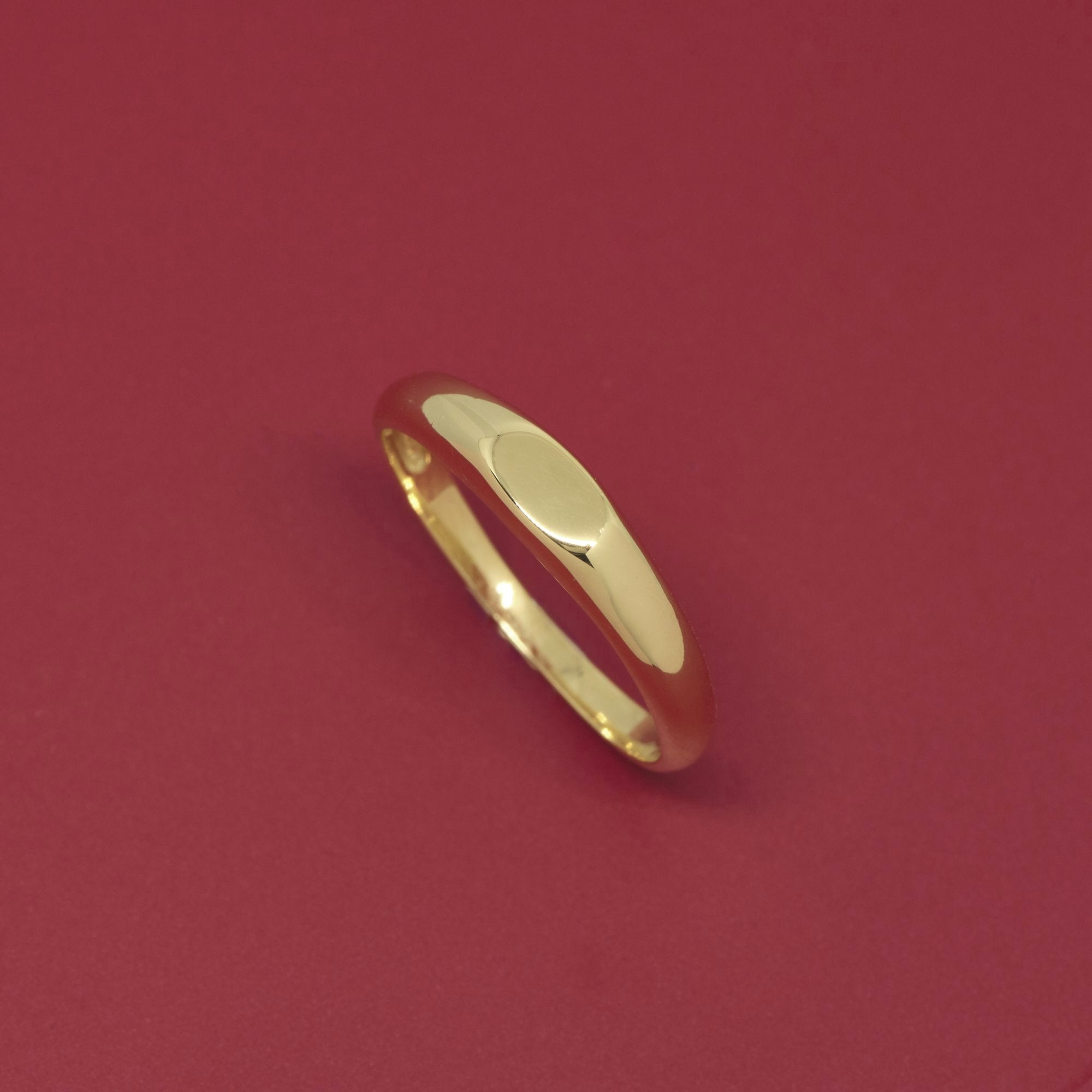 fejn womens vegan Ring Signet Gold