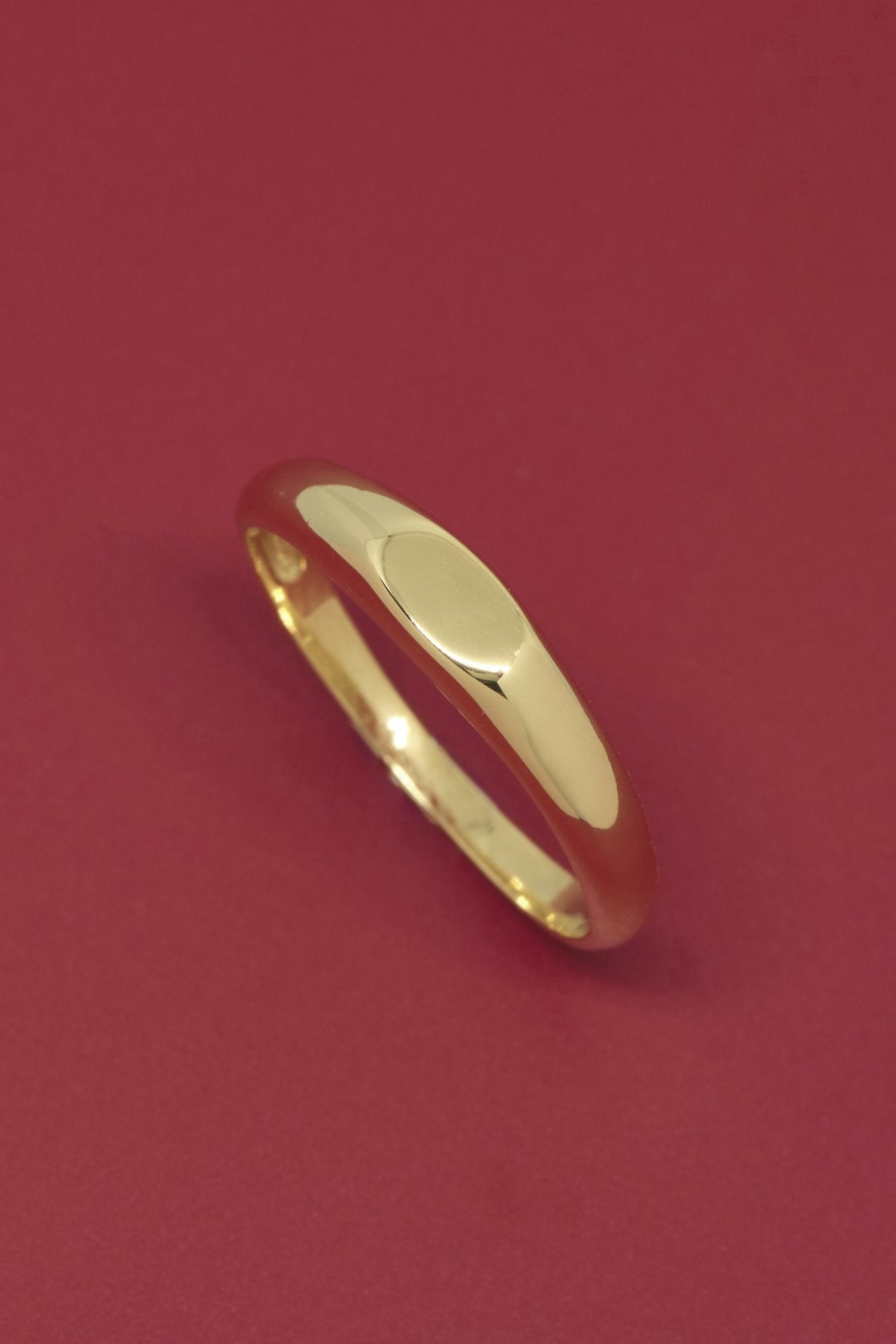 fejn womens vegan Ring Signet Gold