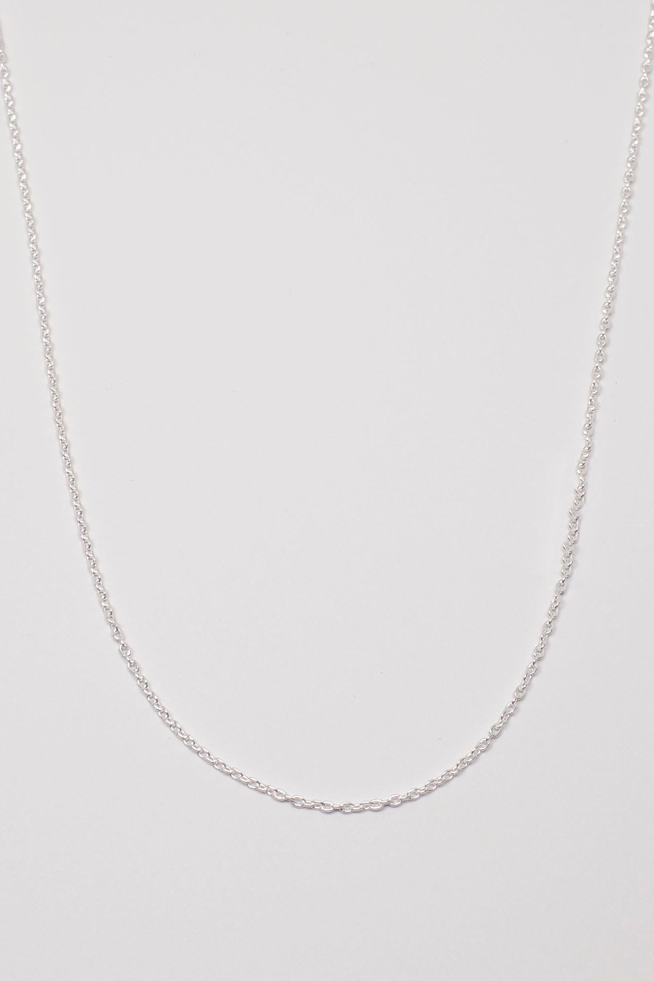 fejn Damen vegan Halskette Einfarbig Silber